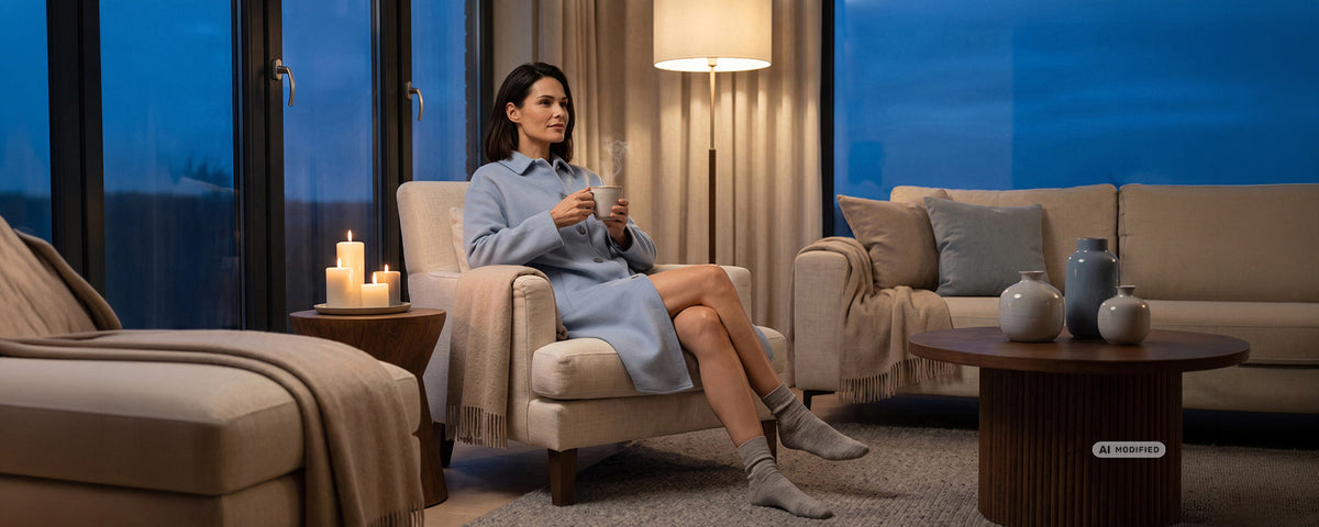 Abend in Blau: Féraud Nachtwäsche & Homewear
