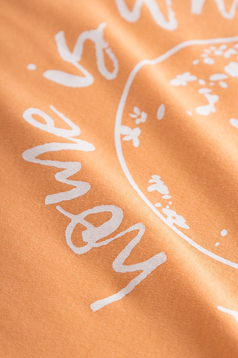 Detailbild 2 von T-Shirt mit Motivdruck Orange Basic Mix & Match 100% Baumwolle