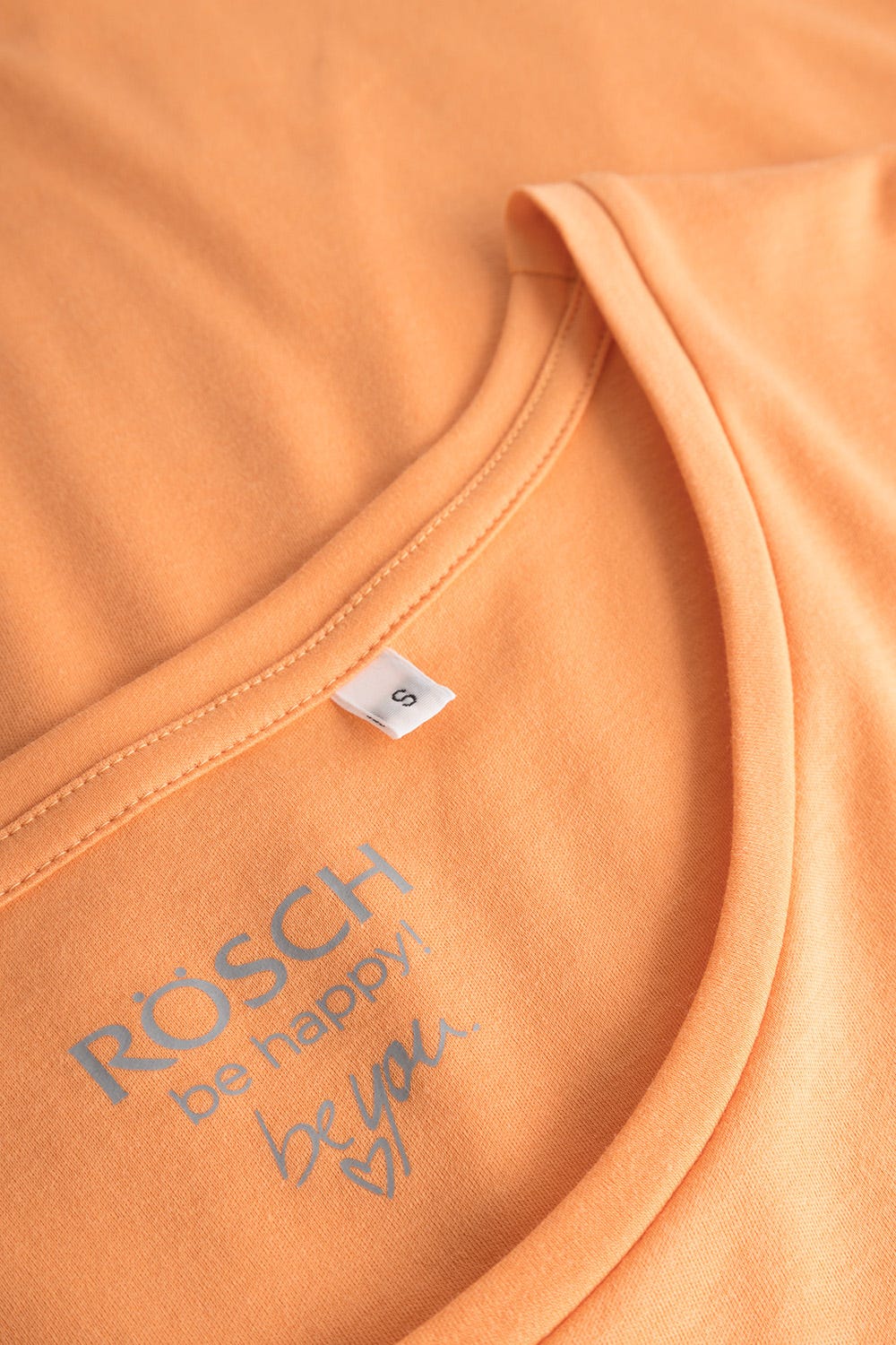 Detailbild 3 von T-Shirt mit Motivdruck Orange Basic Mix & Match 100% Baumwolle