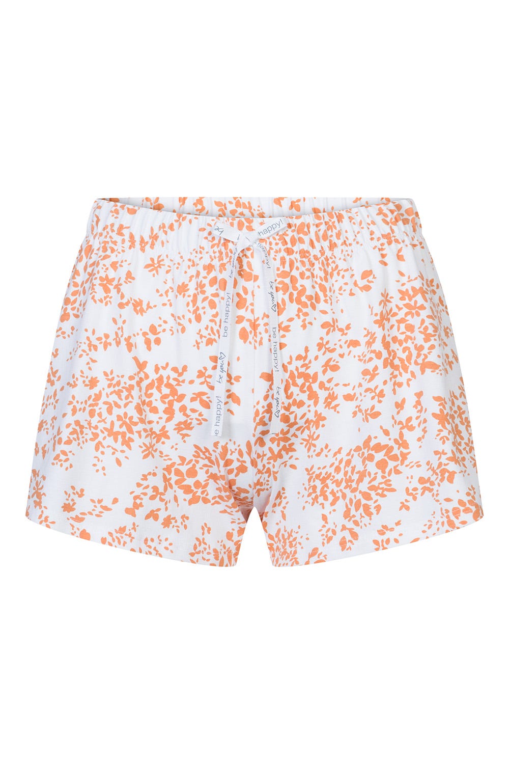 Hollowbild von Shorts im Blümchen-Design Orange Mix & Match Baumwolle/Elasthan