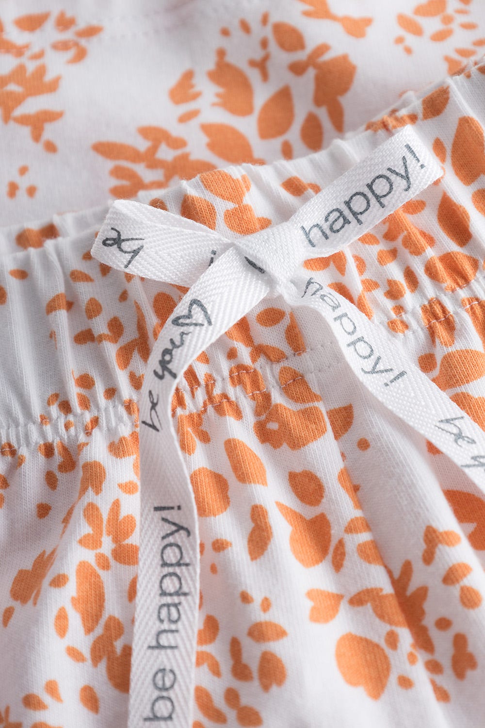 Detailbild 3 von Shorts im Blümchen-Design Orange Mix & Match Baumwolle/Elasthan