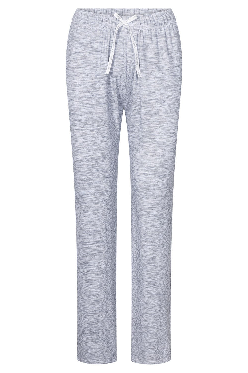 Hollowbild von Hose in blauer Melange-Optik Taschen Mix & Match Bio-Baumwolle/Elasthan