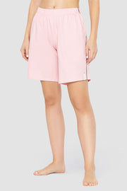 Frontalbild von Bermuda mit Ziernähten Baumwolle/Elasthan