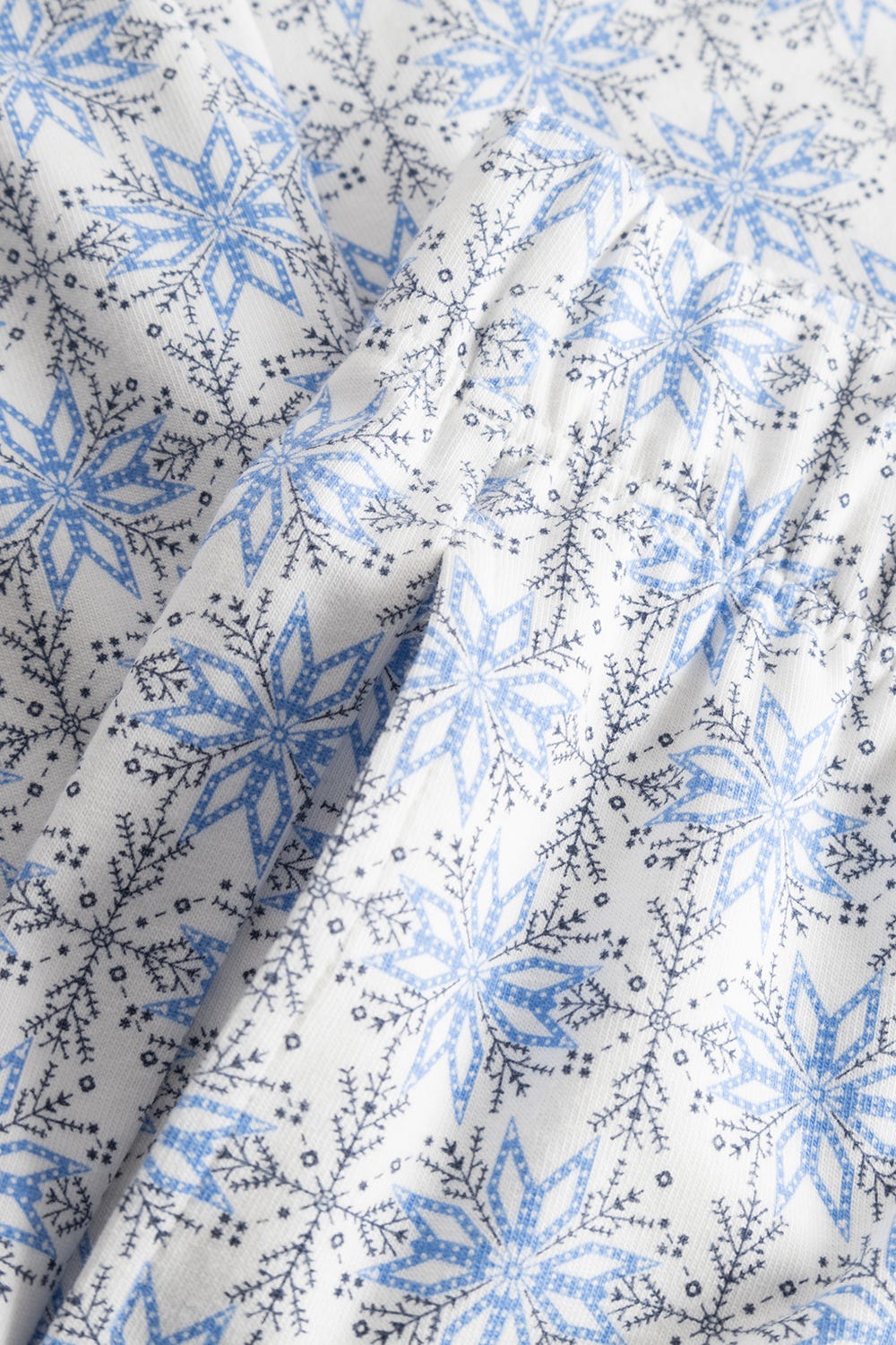 Detailbild 3 von 7/8-Hose im Schneeflocken-Druck Baumwolle/Elasthan