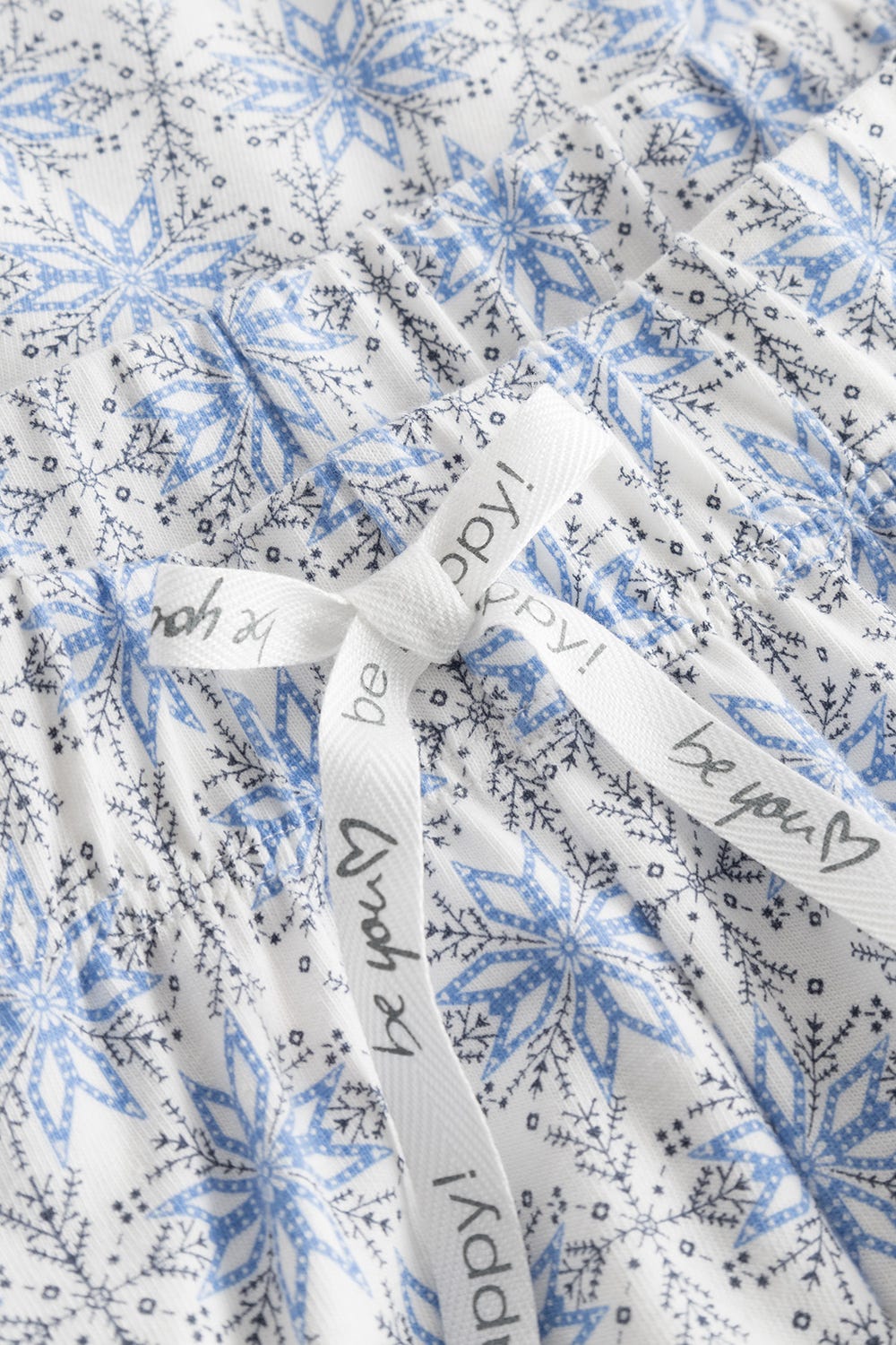 Detailbild 2 von Hose im Schneeflocken-Druck Schleife Baumwolle/Elasthan