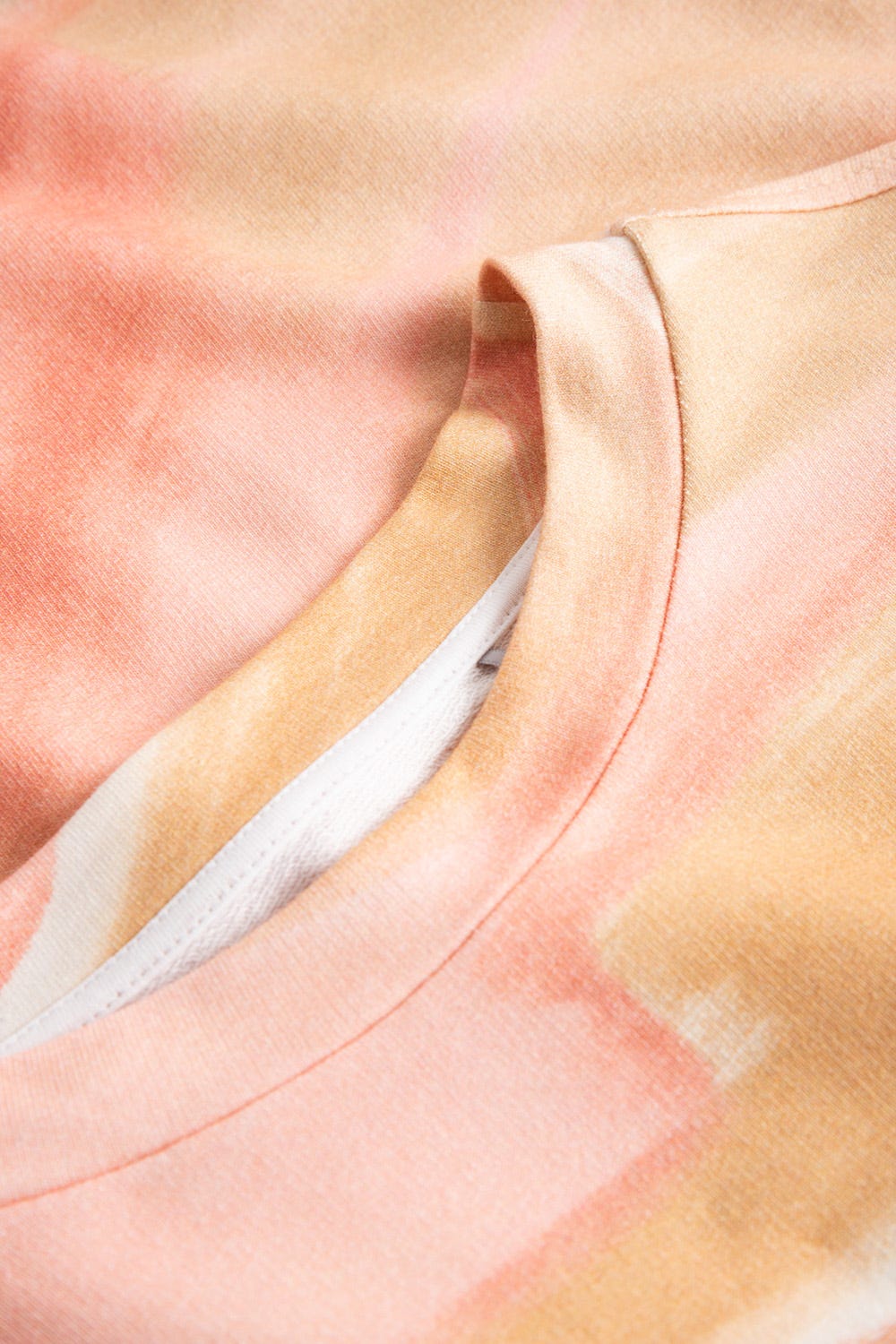 Detailbild 2 von Sweatshirt mit Kordelzug Pastell Rosa Mix & Match Baumwolle/Elasthan