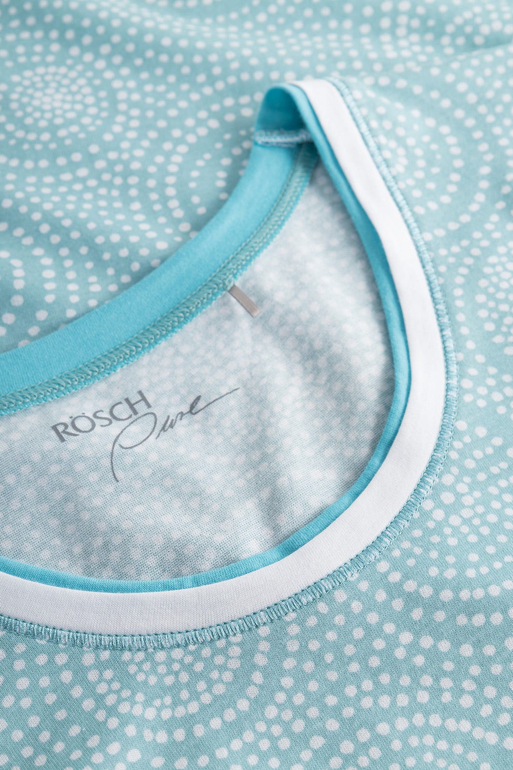 Detailbild 2 von T-Shirt im grafischen Punkte-Druck Rundhals Baumwolle/Modal