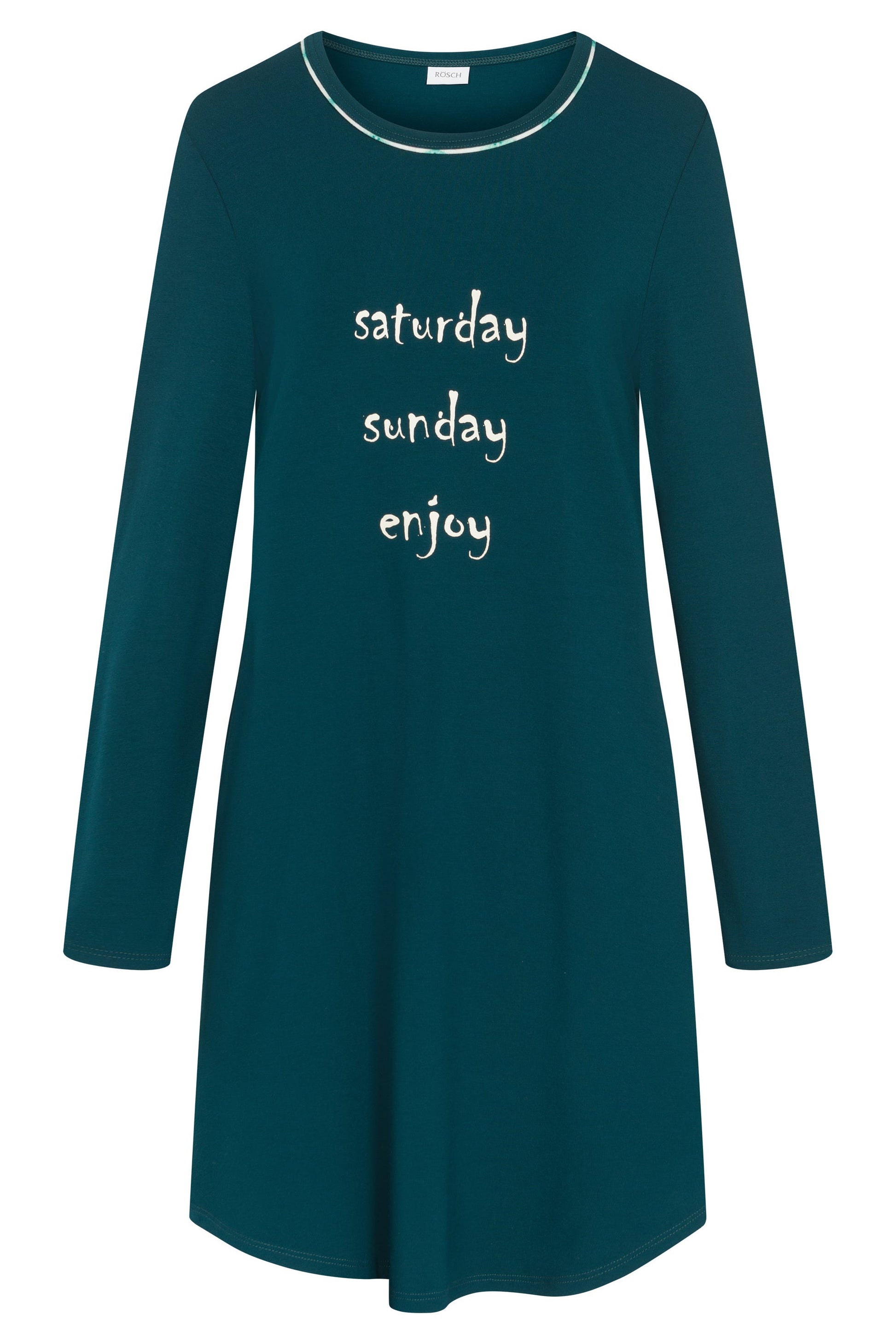 Hollowbild von Bigshirt "saturday sunday enjoy" 100% Baumwolle