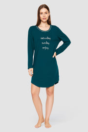 Frontalbild von Bigshirt "saturday sunday enjoy" 100% Baumwolle