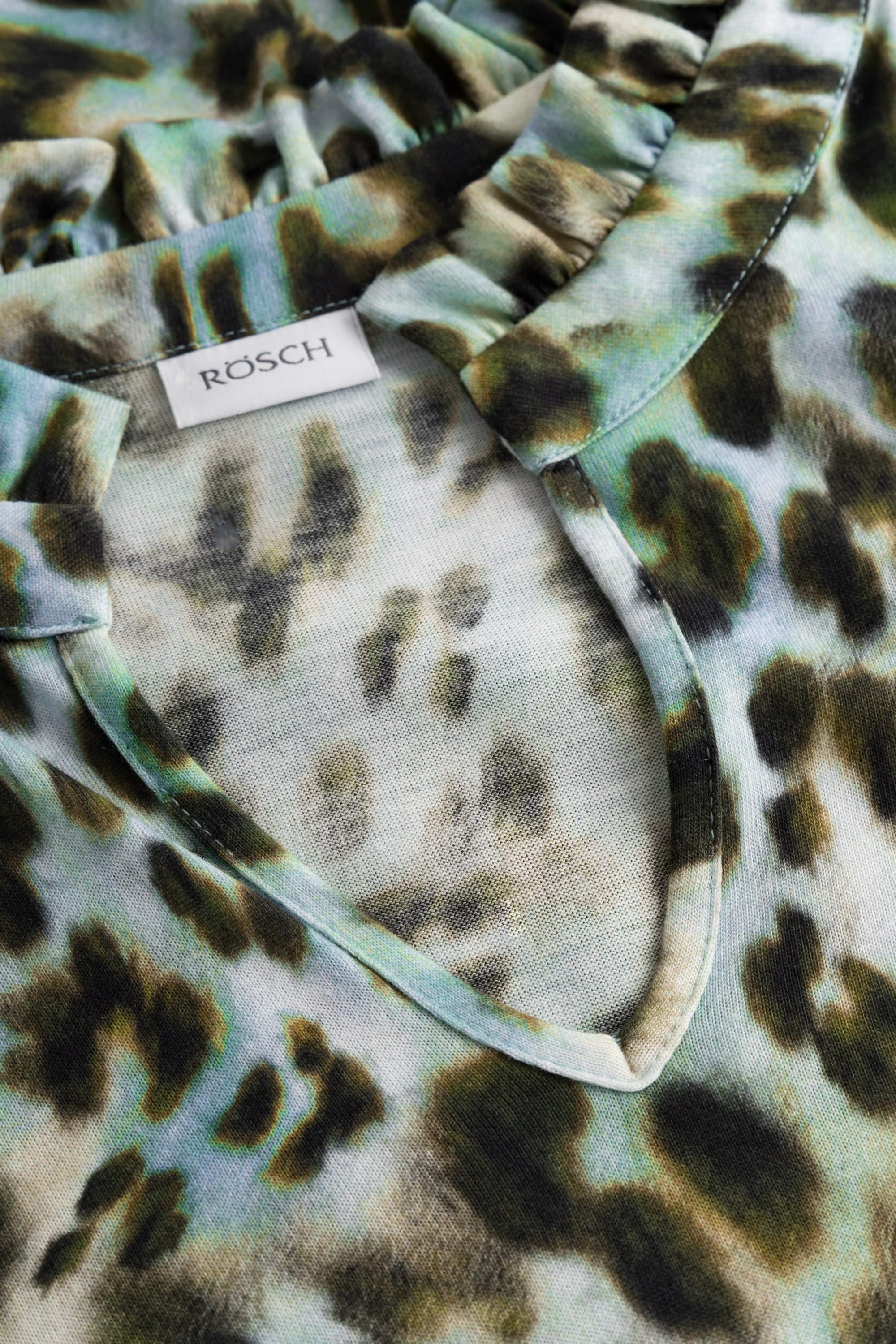 Detailbild 1 von Nachthemd im bunten Leo-Druck Baumwolle/Modal