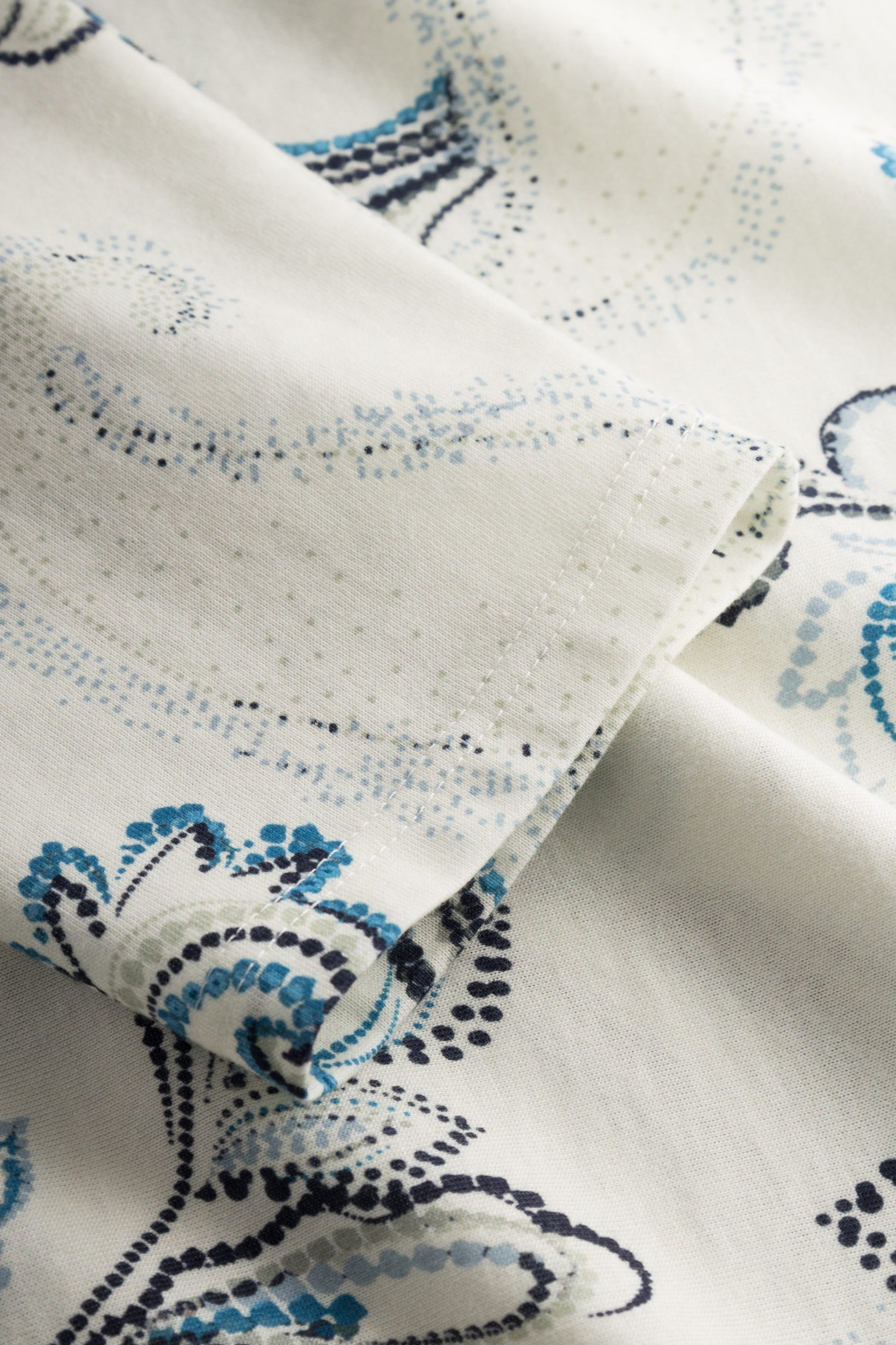 Detailbild 2 von Pyjama mit Paisleydruck Hellblau Baumwolle/Modal