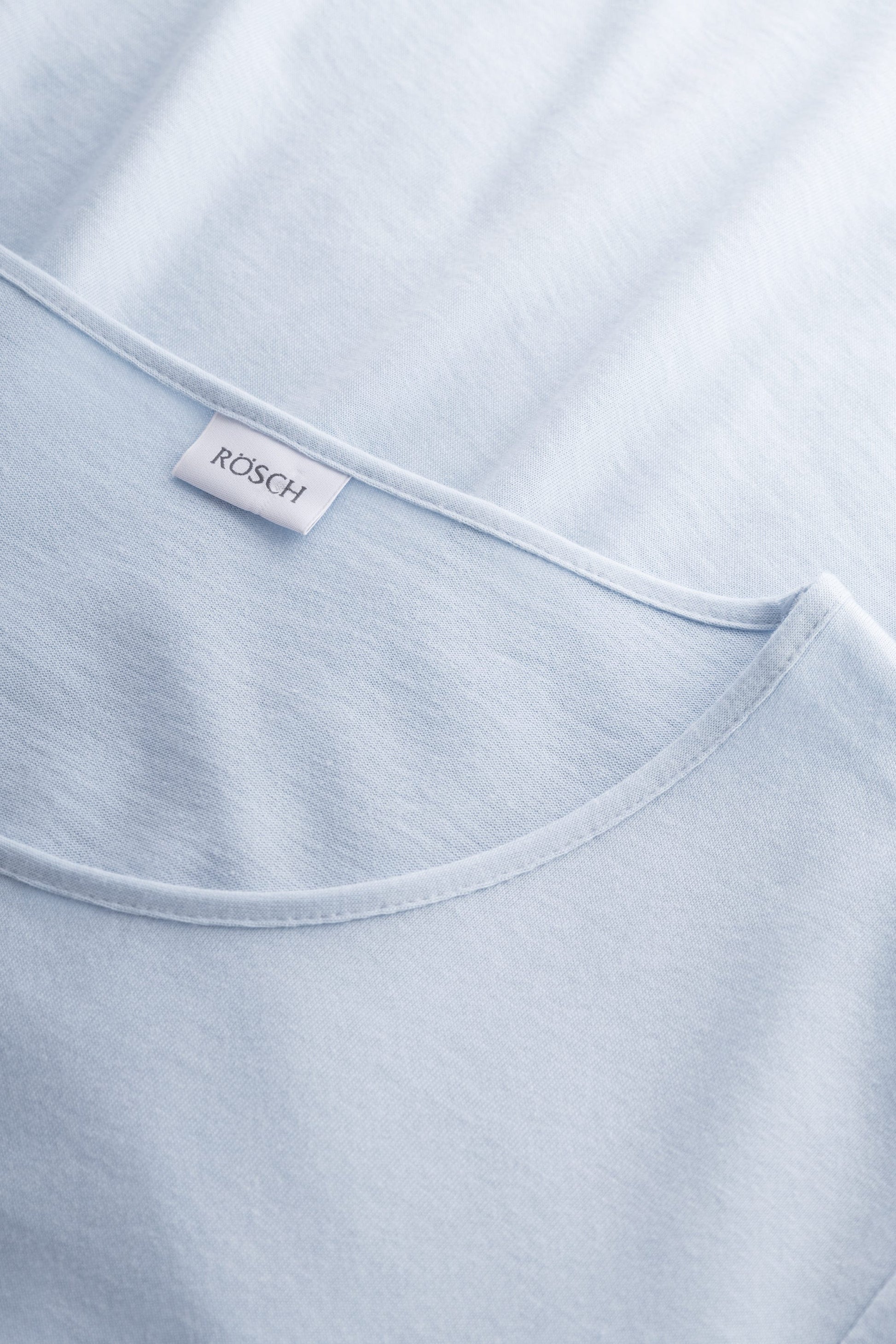 Detailbild 1 von Pyjama mit Stufenlook Hellblau Baumwolle/Modal