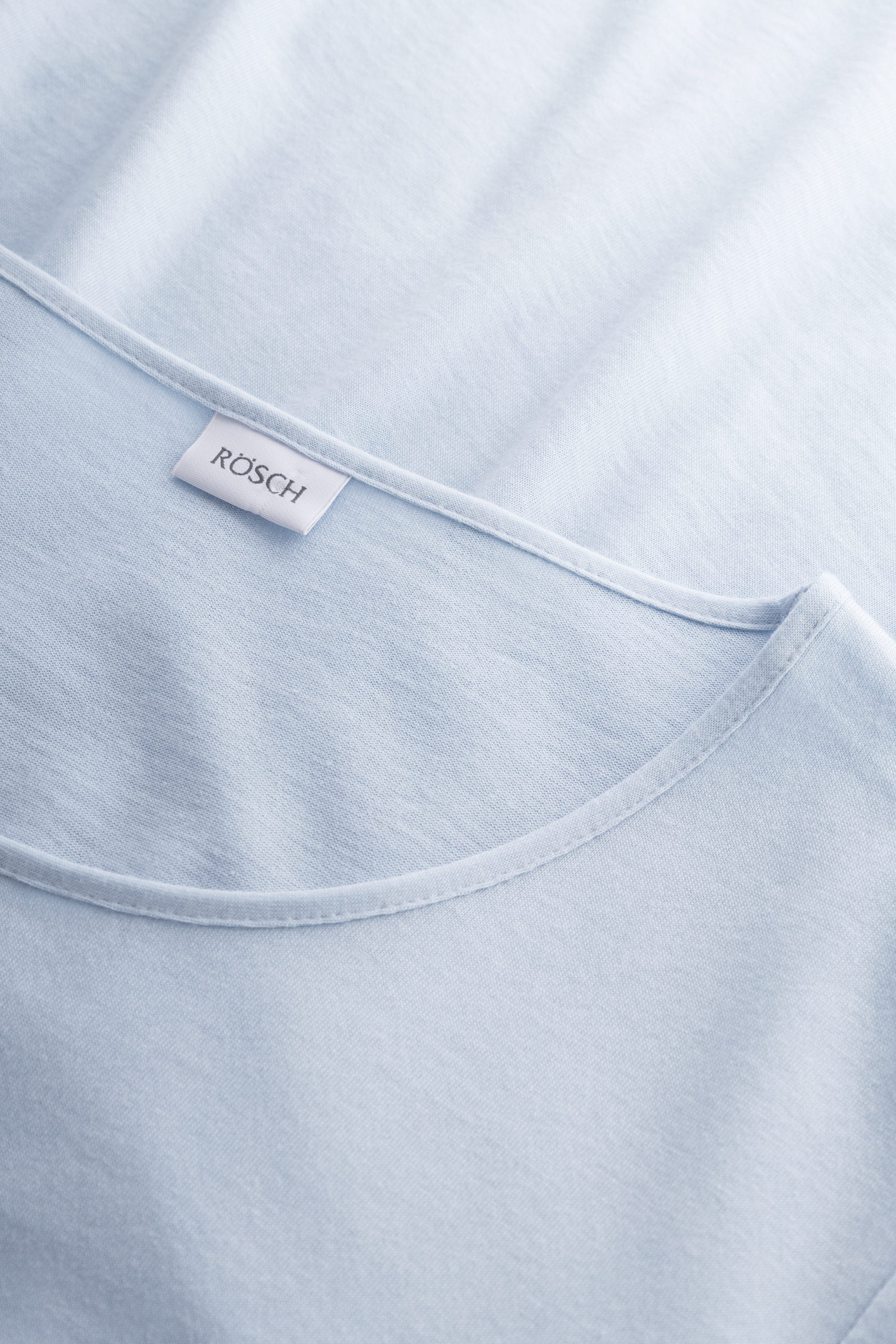 Detailbild 1 von Pyjama mit Stufenlook Hellblau Baumwolle/Modal