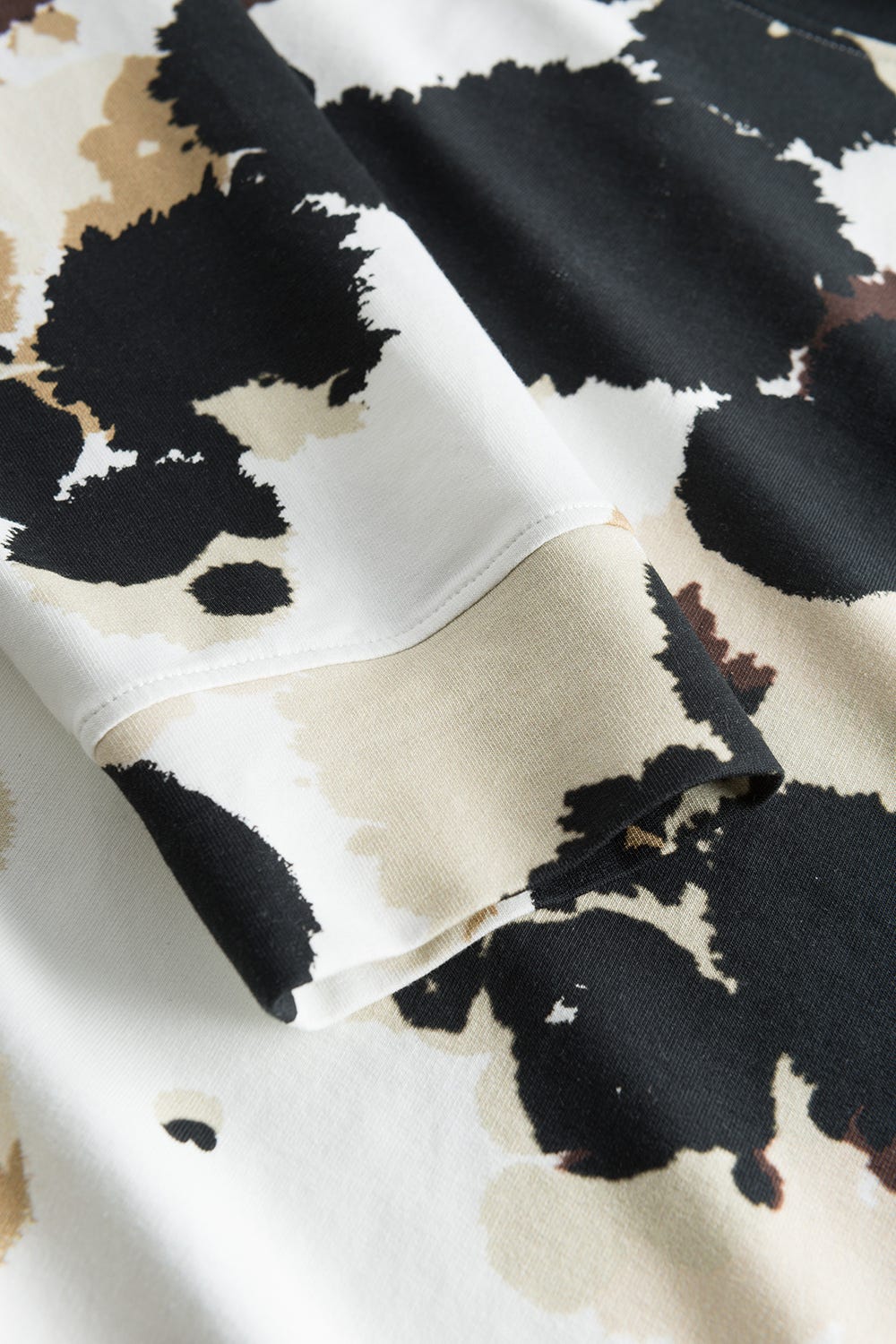 Detailbild 3 von Sweatshirt im Flecken-Druck Lässig Bio-Baumwolle/Elasthan