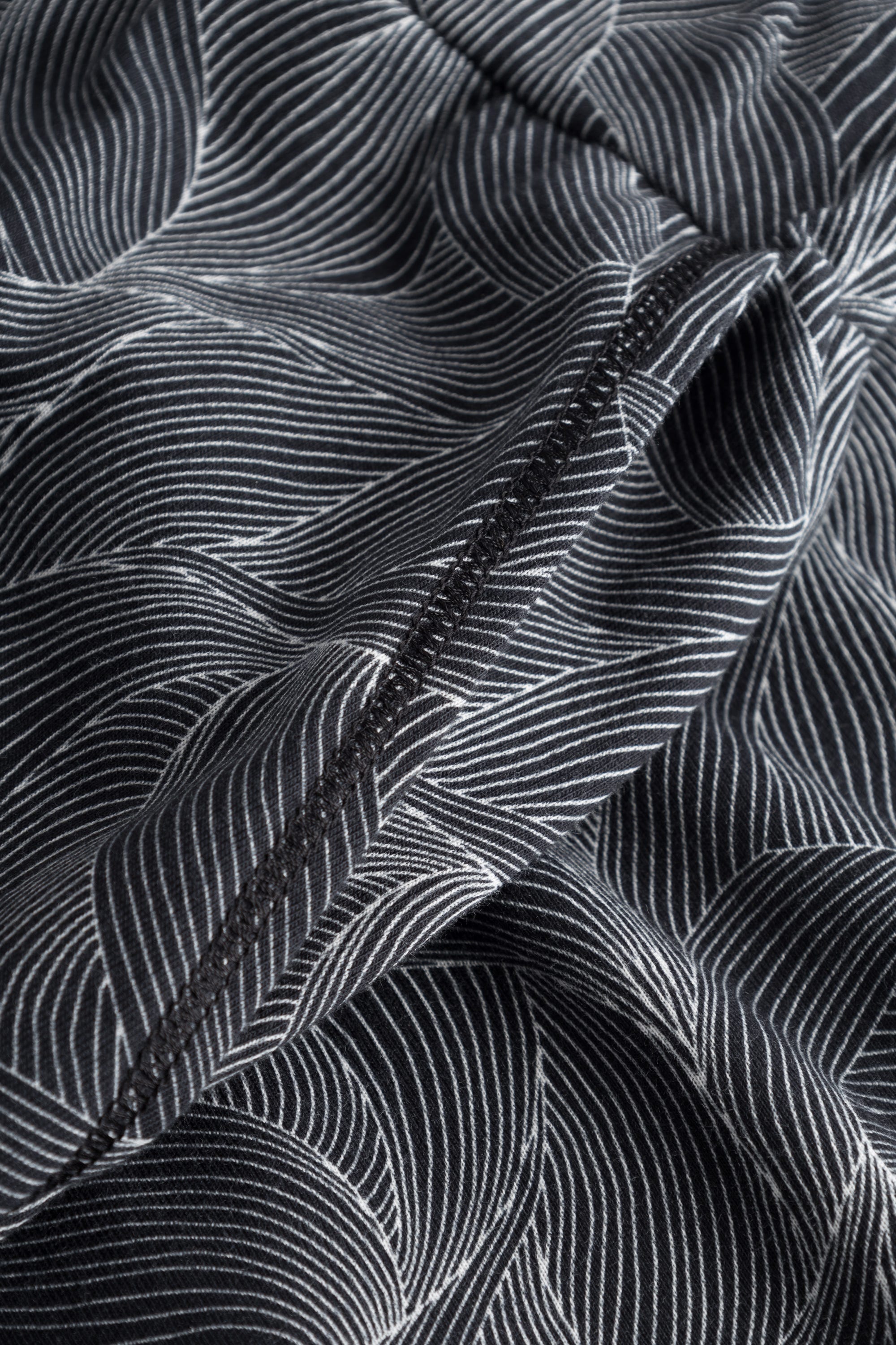 Detailbild 3 von Hose im schwarz-weißen Druck Baumwolle/Modal Große Größen bis 54