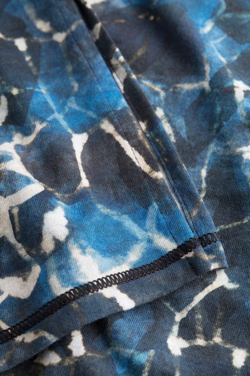 Detailbild 3 von Nachthemd im blauen grafischen Druck Baumwolle/Modal Große Größen bis 54