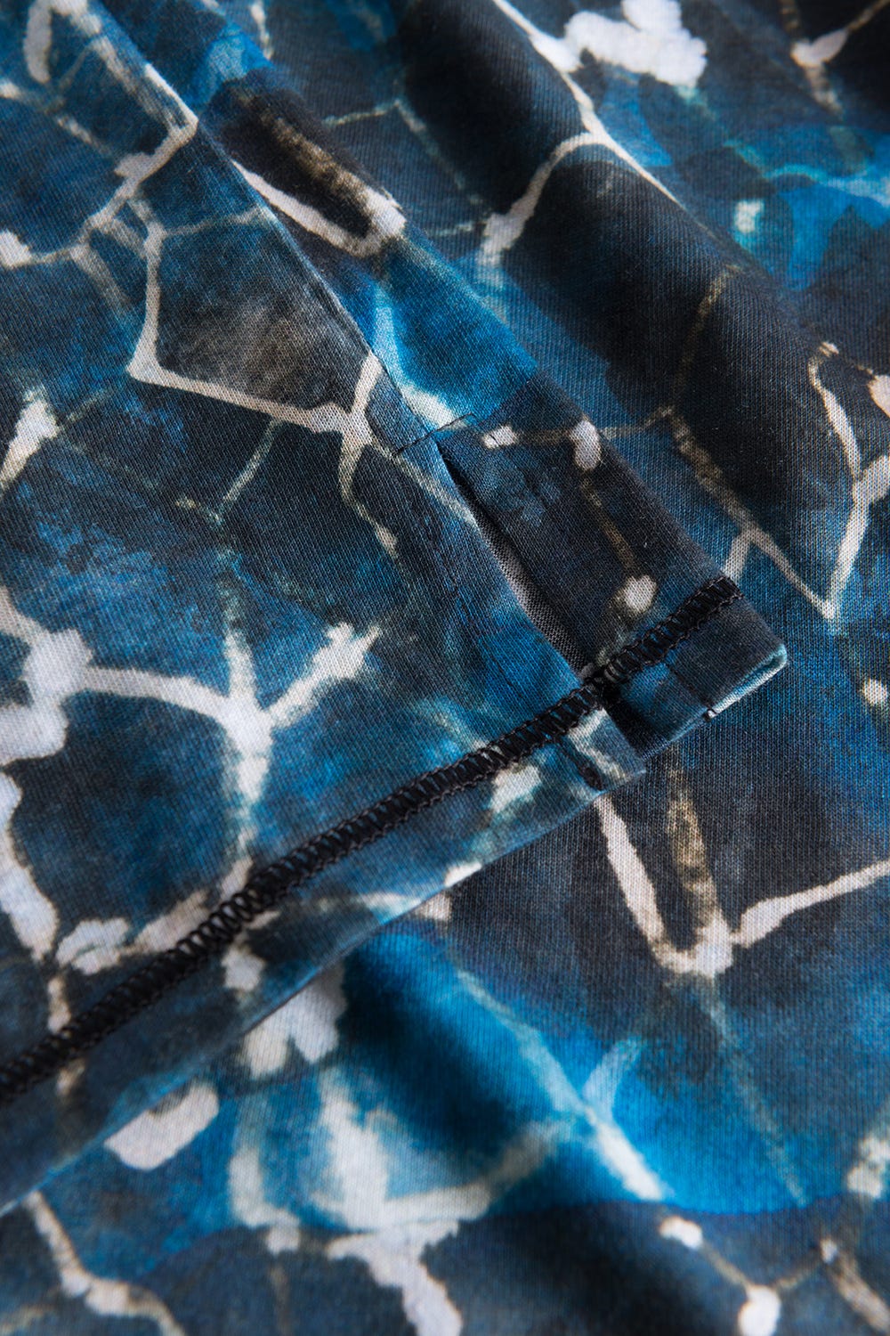 Detailbild 3 von Shirt im blauen grafischen Druck Baumwolle/Modal Große Größen bis 54