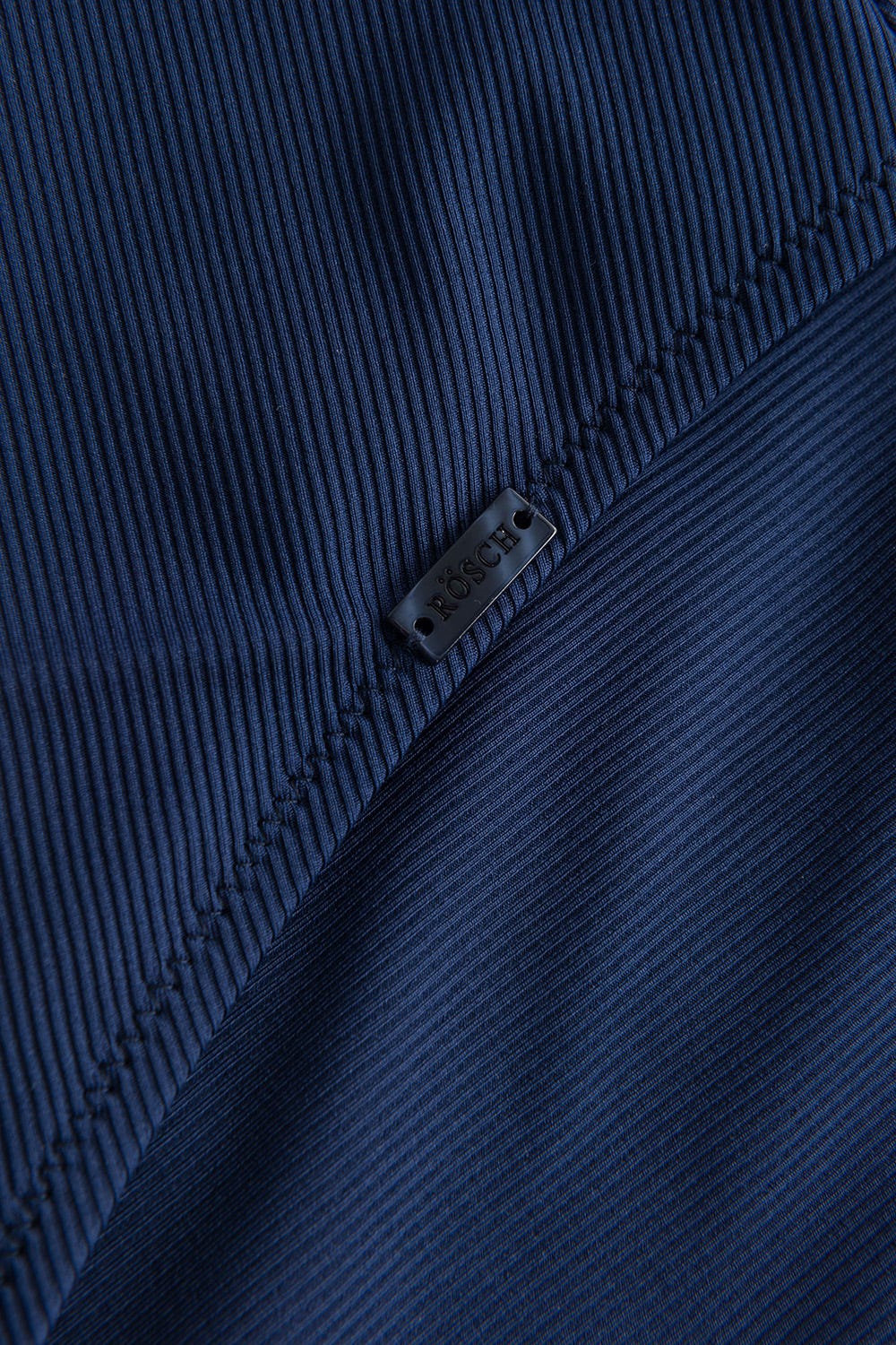 Detailbild 2 von Bandeau Badeanzug mit gestreifter Blende Ripp recyceltes Polyester/Elasthan