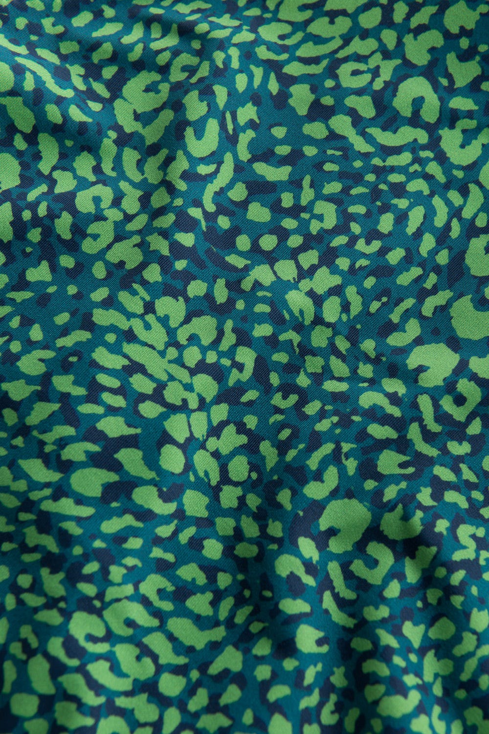 Detailbild 3 von Bikini-Hose mit Schleifen Leo-Druck Grün Klassisch recyceltes Polyamid/Elasthan