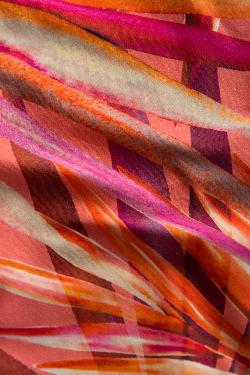 Detailbild 3 von Bikini-Hose mit Blende Blätter-Druck Tupfen recyceltes Polyamid/Elasthan