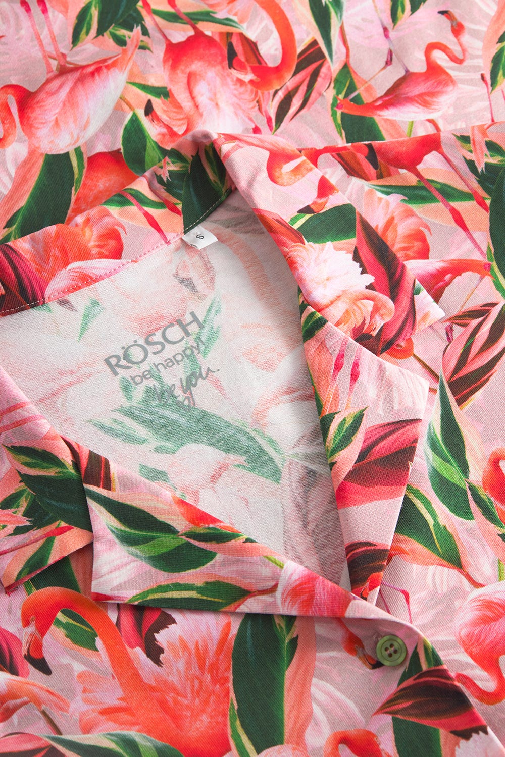 Detailbild 1 von Nachthemd im Flamingo-Druck Baumwolle/Elasthan