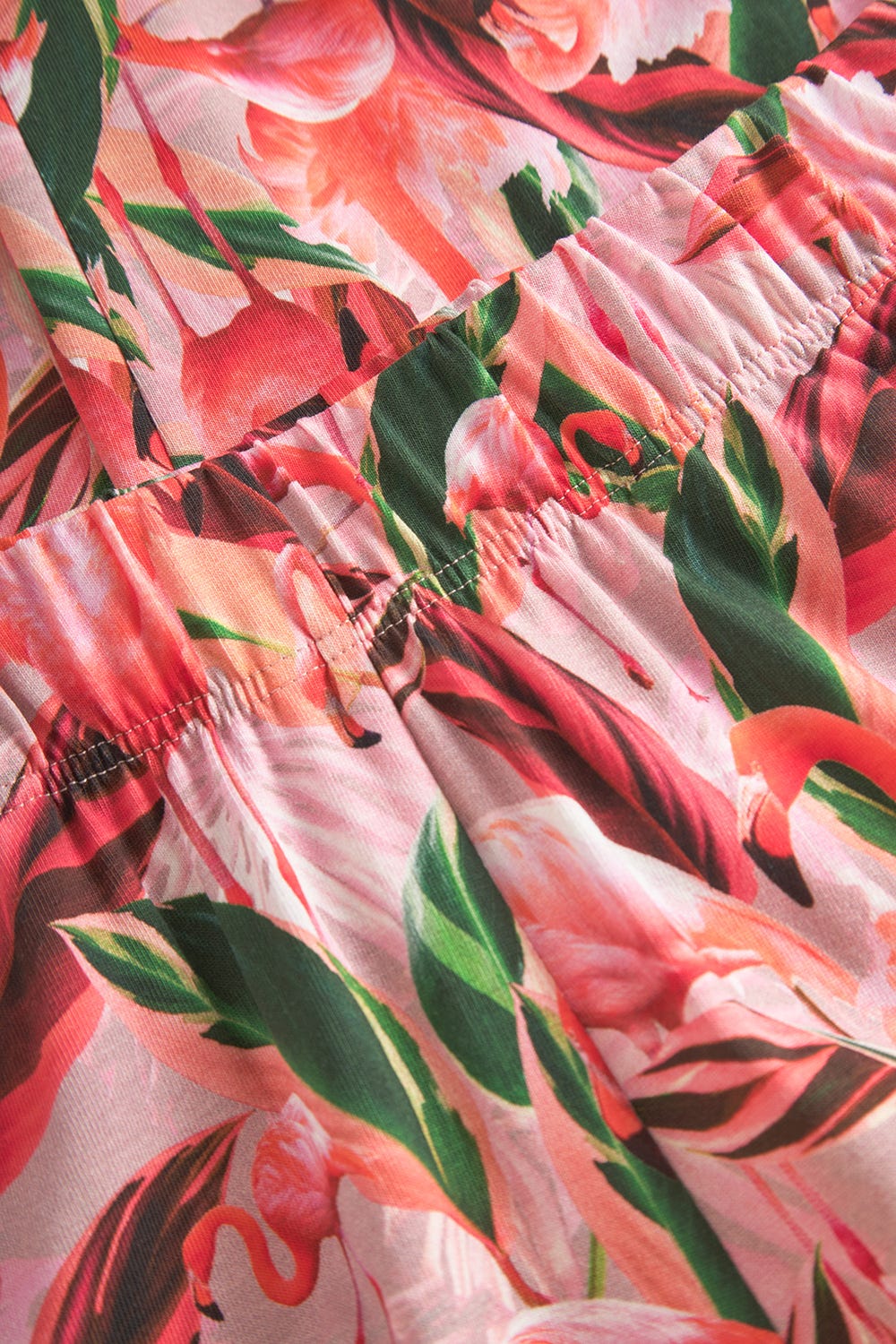 Detailbild 2 von Pyjamahose im Flamingo-Druck Baumwolle/Elasthan