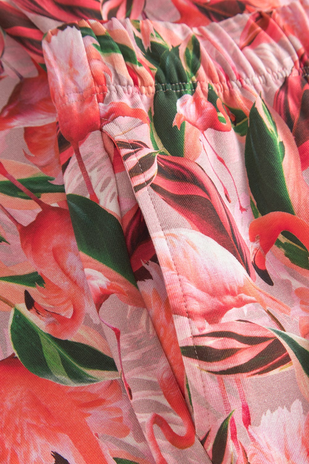 Detailbild 3 von Pyjamahose im Flamingo-Druck Baumwolle/Elasthan