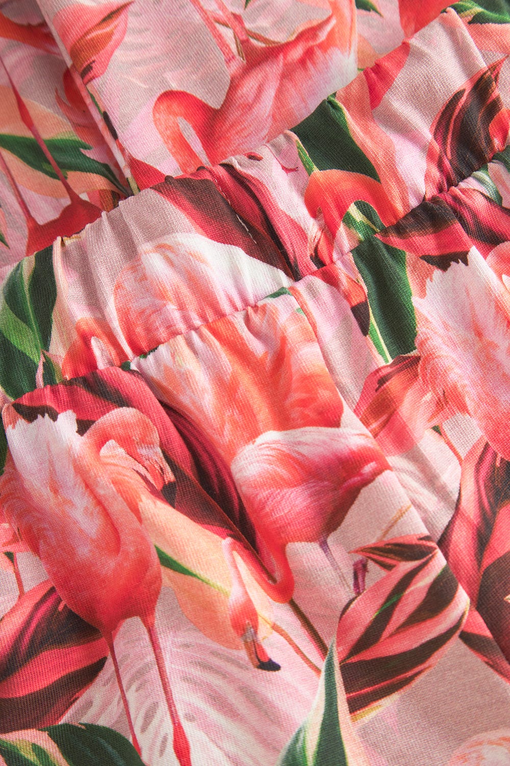 Detailbild 2 von 3/4-Hose im Flamingo-Druck Baumwolle/Elasthan