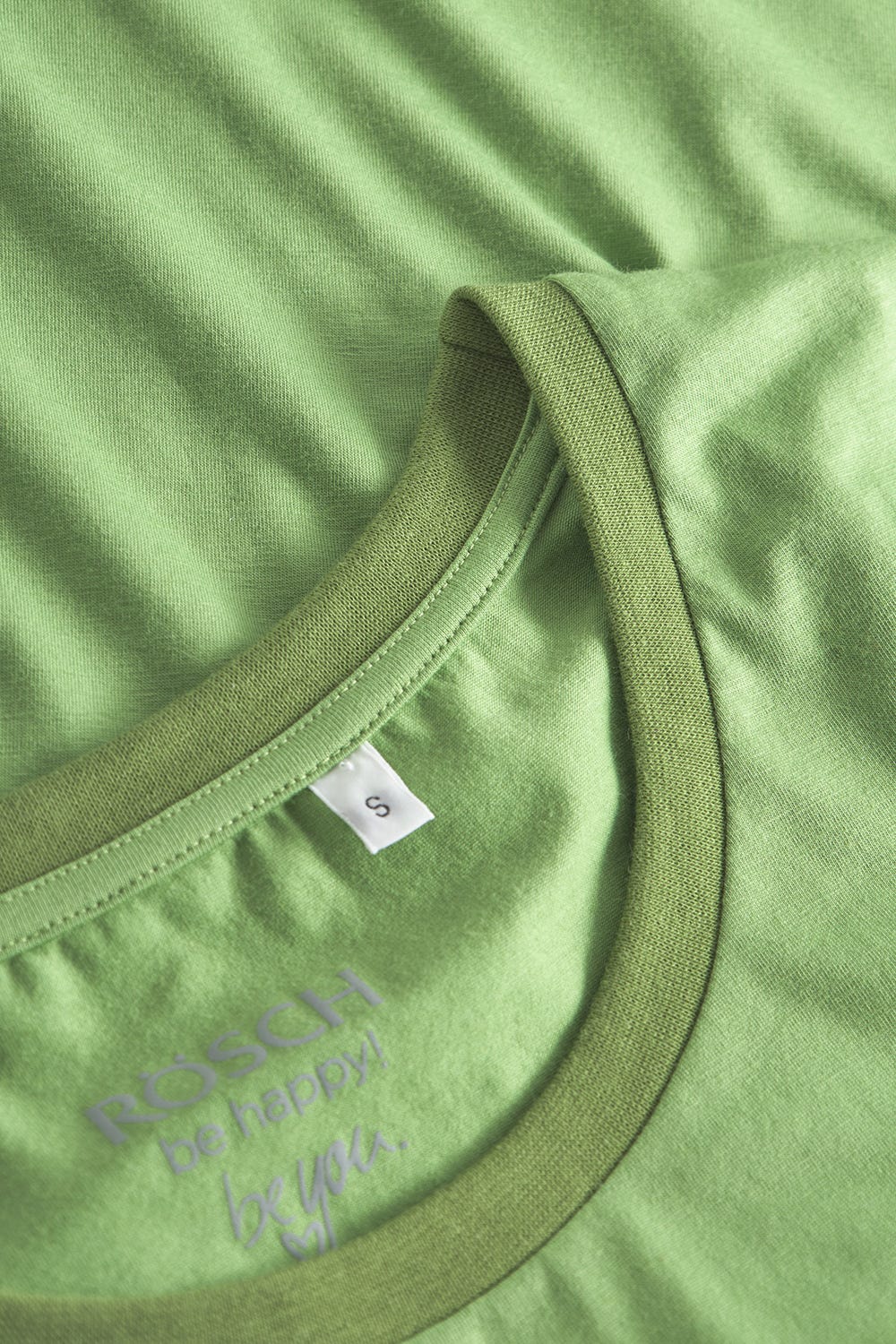 Detailbild 2 von Pyjamashirt mit Statement-Print Grün Baumwolle/Elasthan