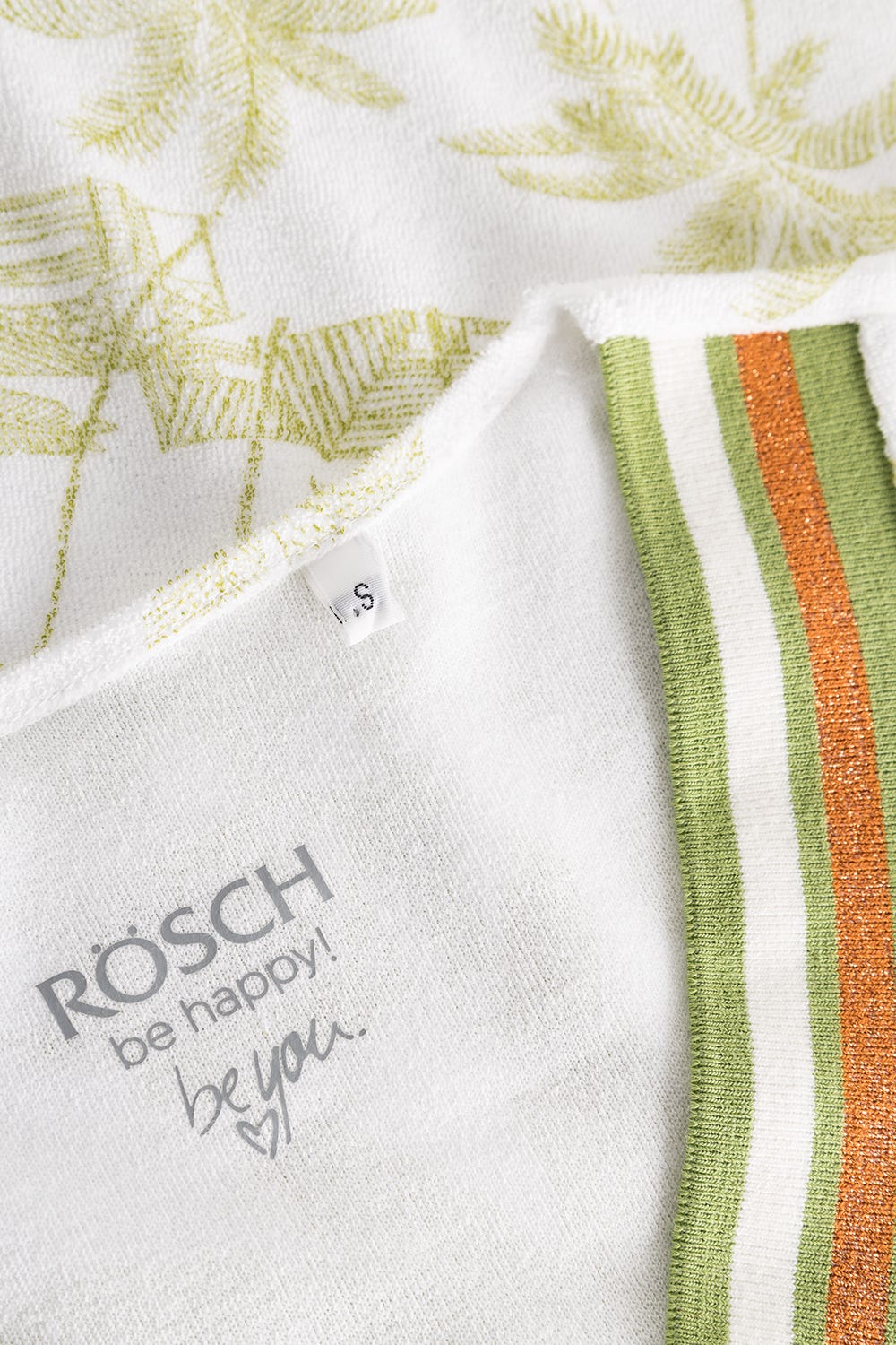 Detailbild 2 von Frottee-Shirt im Palmenprint Baumwolle/Polyester