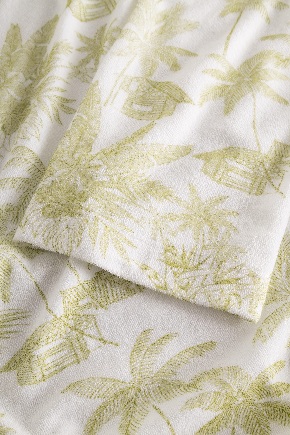 Detailbild 3 von Frottee-Mantel im Palmenprint Baumwolle/Polyester