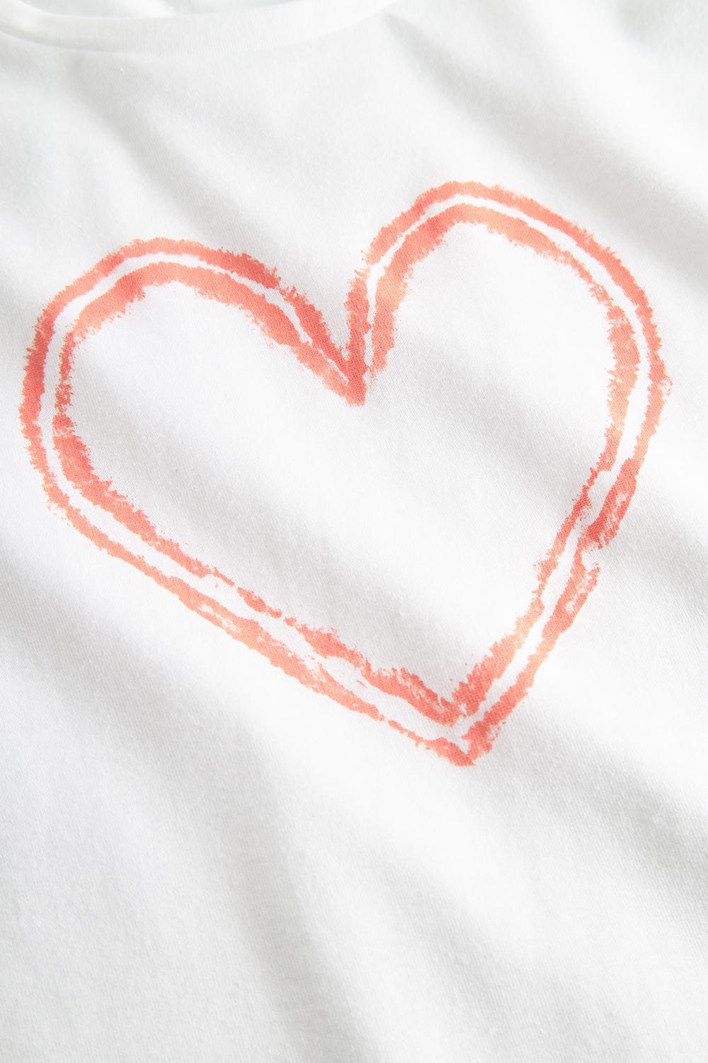 Detailbild 3 von Pyjamashirt mit Motivdruck Herz 100% Baumwolle