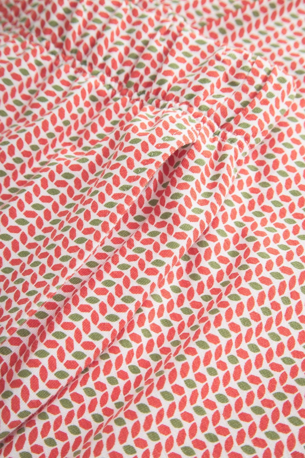 Detailbild 3 von Pyjamahose im Grafikprint Rot-Grün Baumwolle/Elasthan