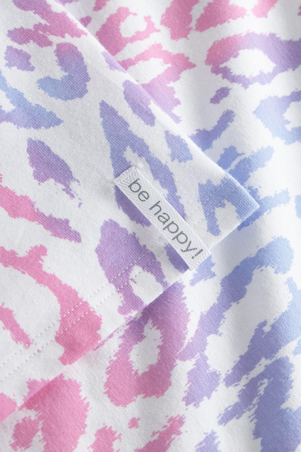 Detailbild 3 von Pyjamashirt im modernen Leoprint Baumwolle/Elasthan