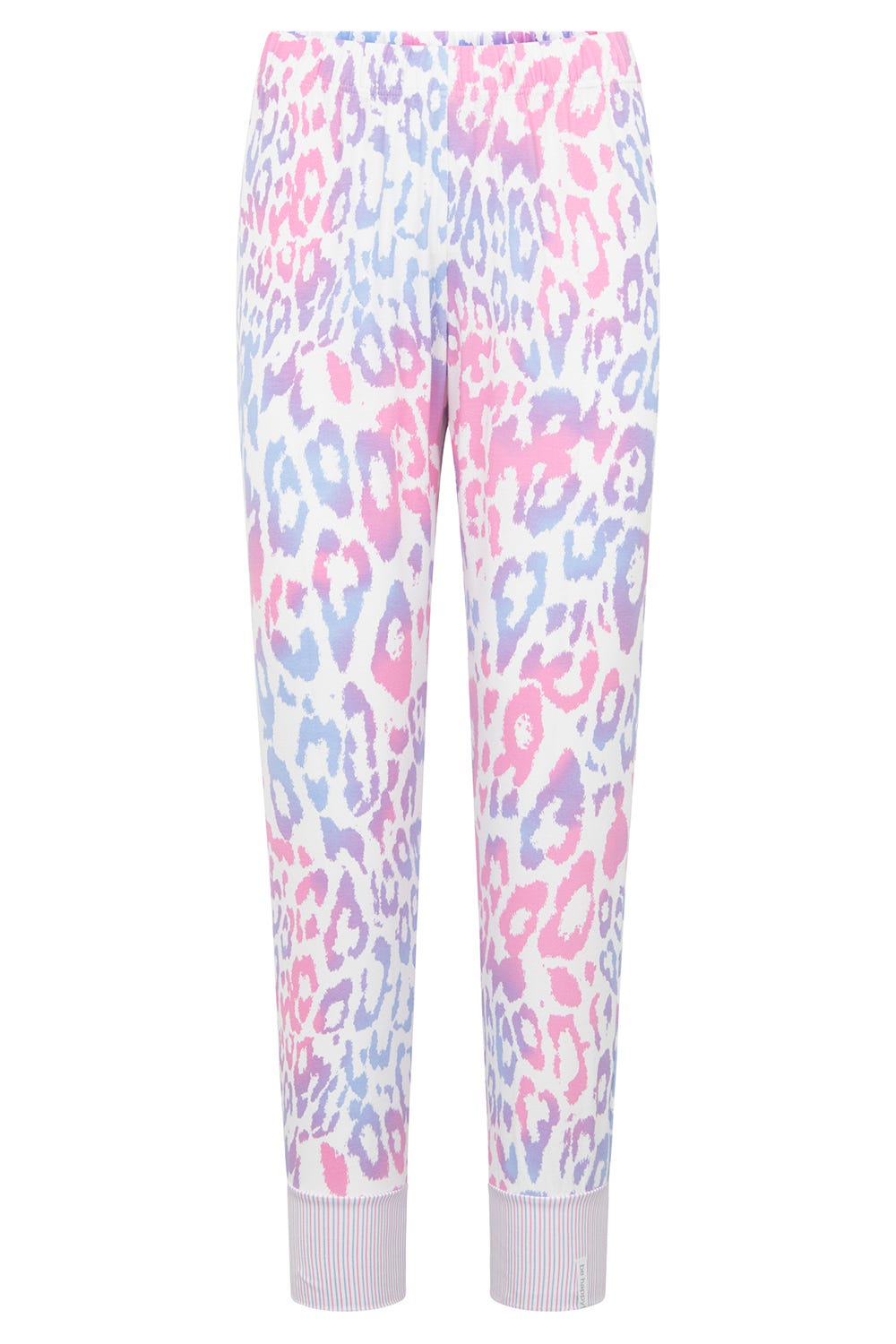 Hollowbild von 7/8-Hose im modernen Leoprint Baumwolle/Elasthan