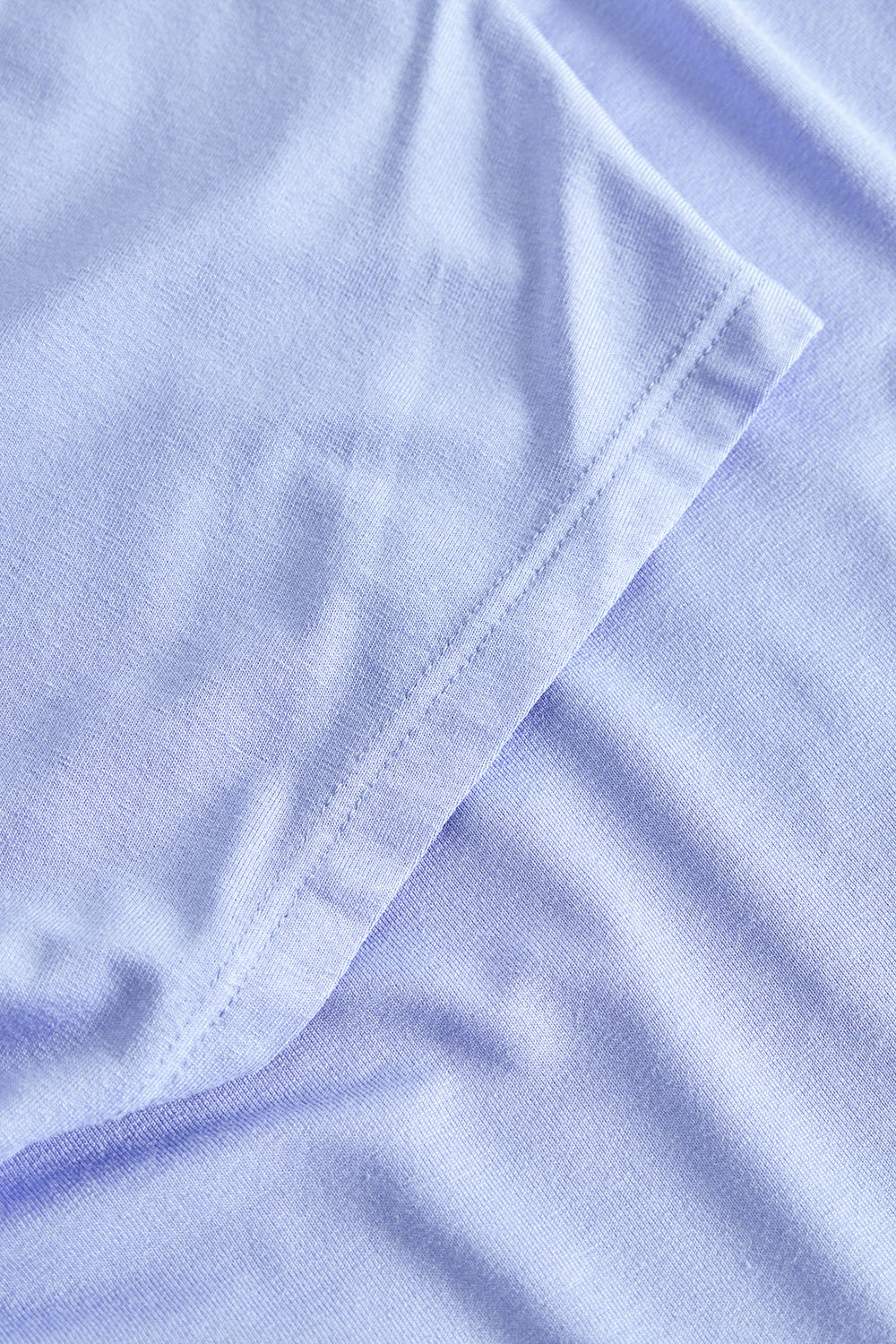 Detailbild 3 von Pyjamashirt mit V-Ausschnitt in Lavendel Viskose/Elasthan