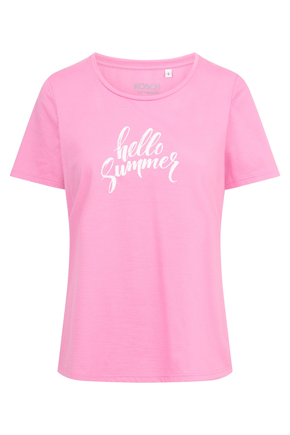 Hollowbild von Pyjamashirt mit Schriftzug Sommer 100% Baumwolle