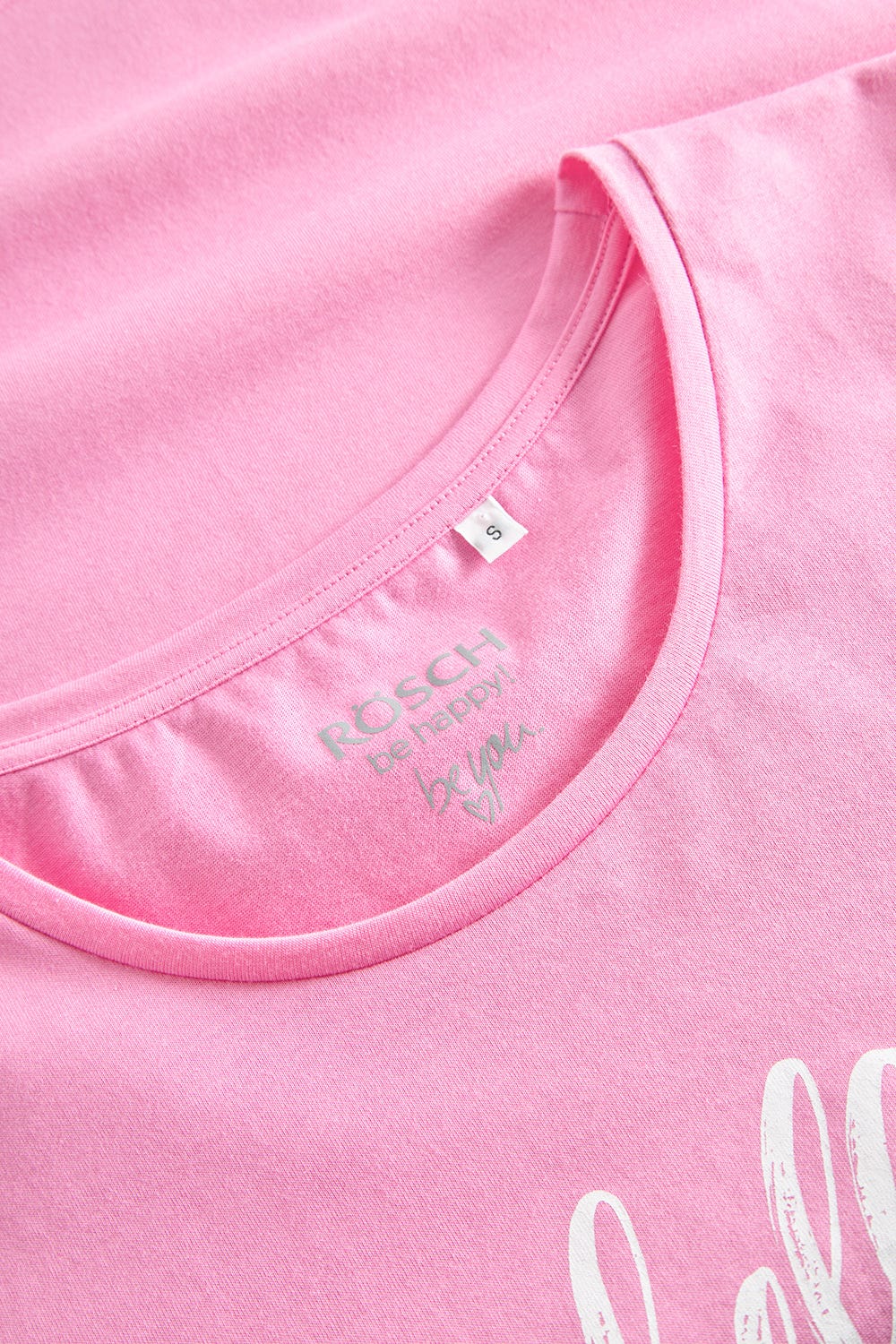 Detailbild 2 von Pyjamashirt mit Schriftzug Sommer 100% Baumwolle