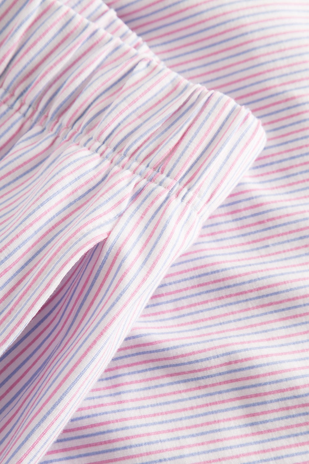 Detailbild 3 von 7/8-Hose im Streifendruck Rosa-Blau Baumwolle/Elasthan