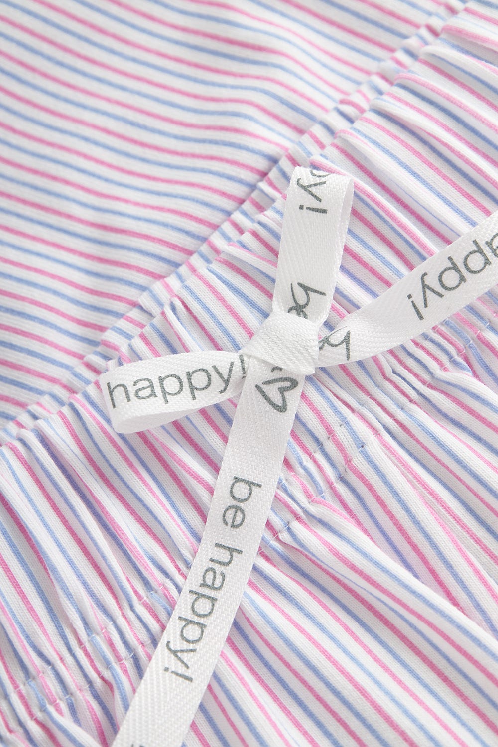 Detailbild 2 von Shorts im Streifendruck Rosa-Blau Baumwolle/Elasthan