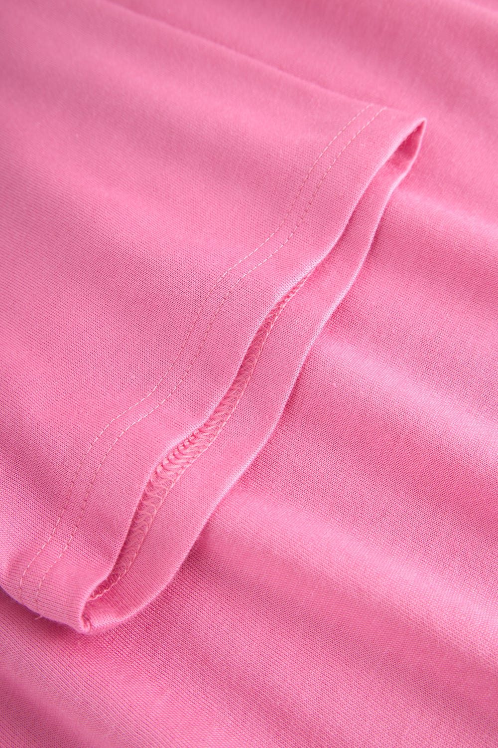 Detailbild 2 von Pyjama mit Statement-Print Tupfendruck Pink Baumwolle/Modal