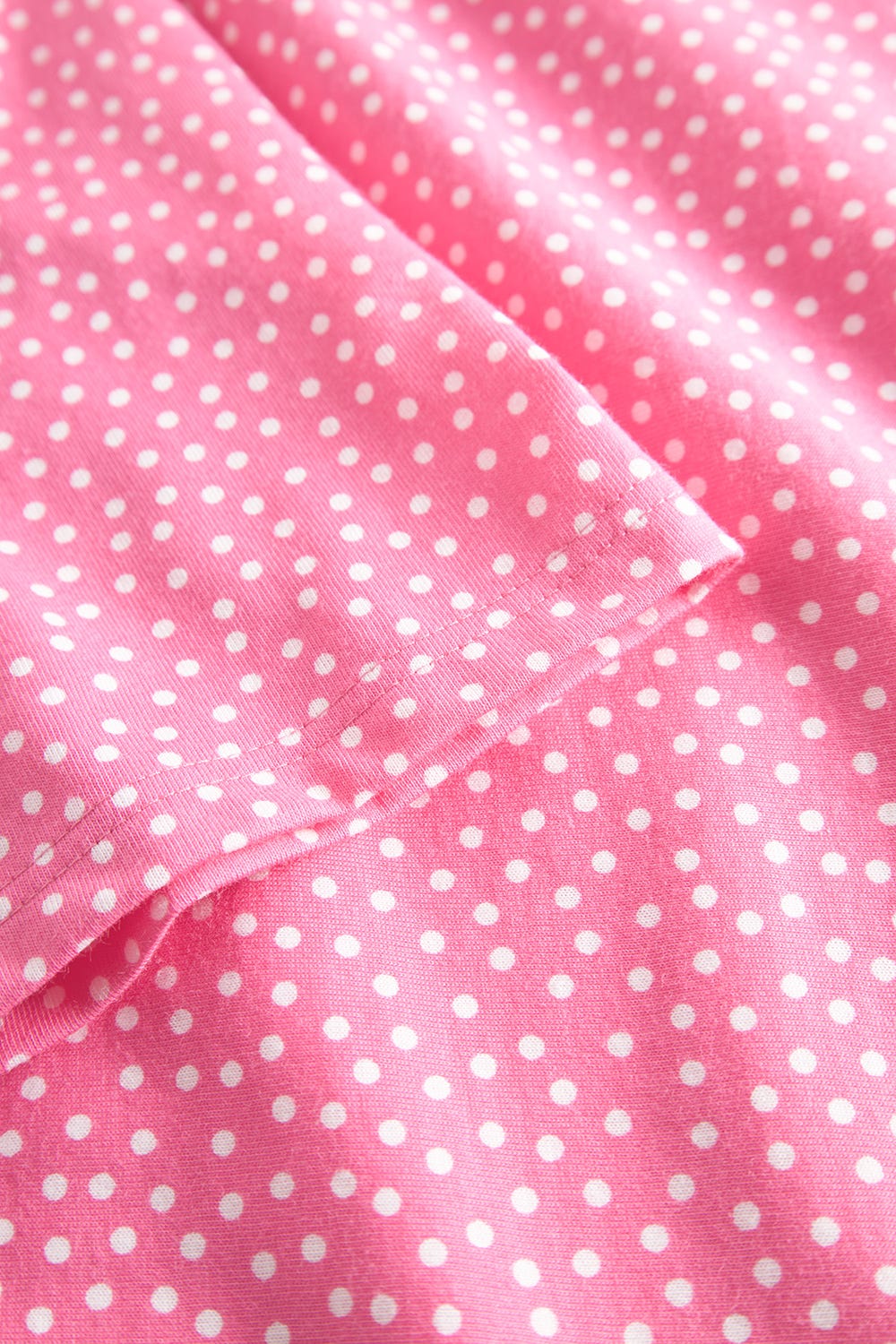Detailbild 3 von Nachthemd im Tupfendruck Pink 100% Baumwolle