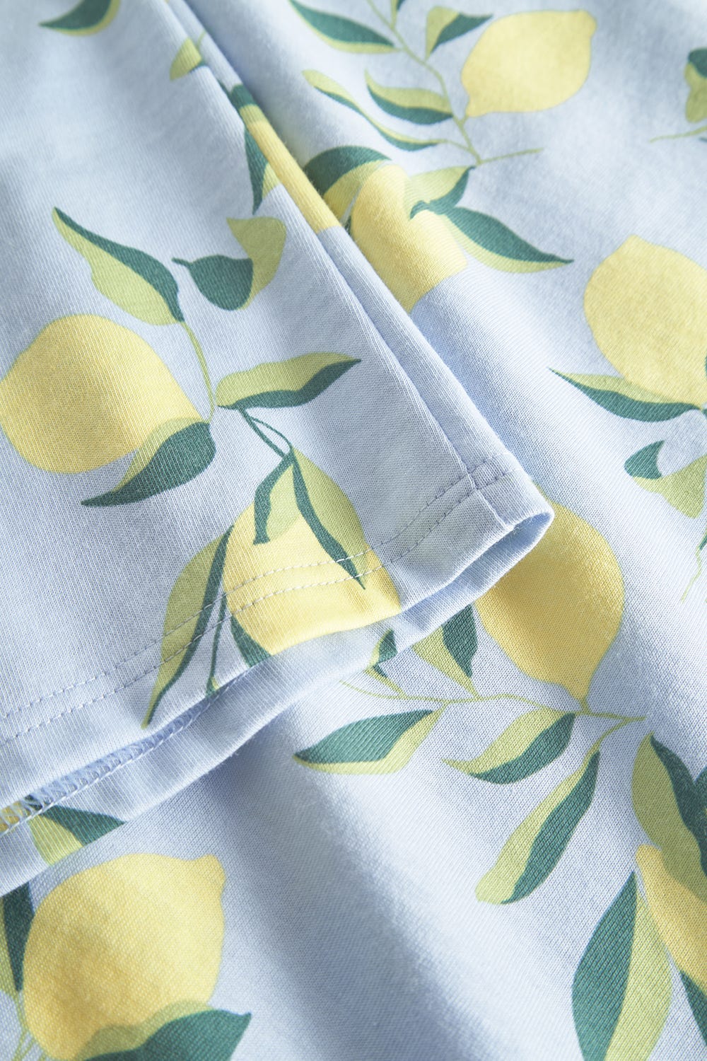 Detailbild 2 von Trägerkleid im Zitronendruck sommerlich 100% Baumwolle