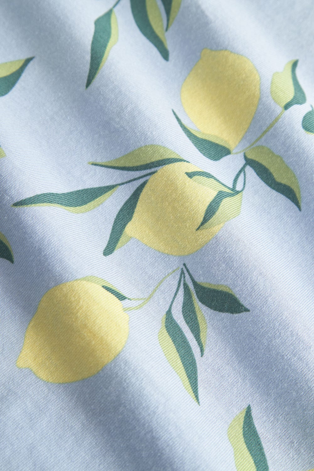 Detailbild 3 von Trägerkleid im Zitronendruck sommerlich 100% Baumwolle