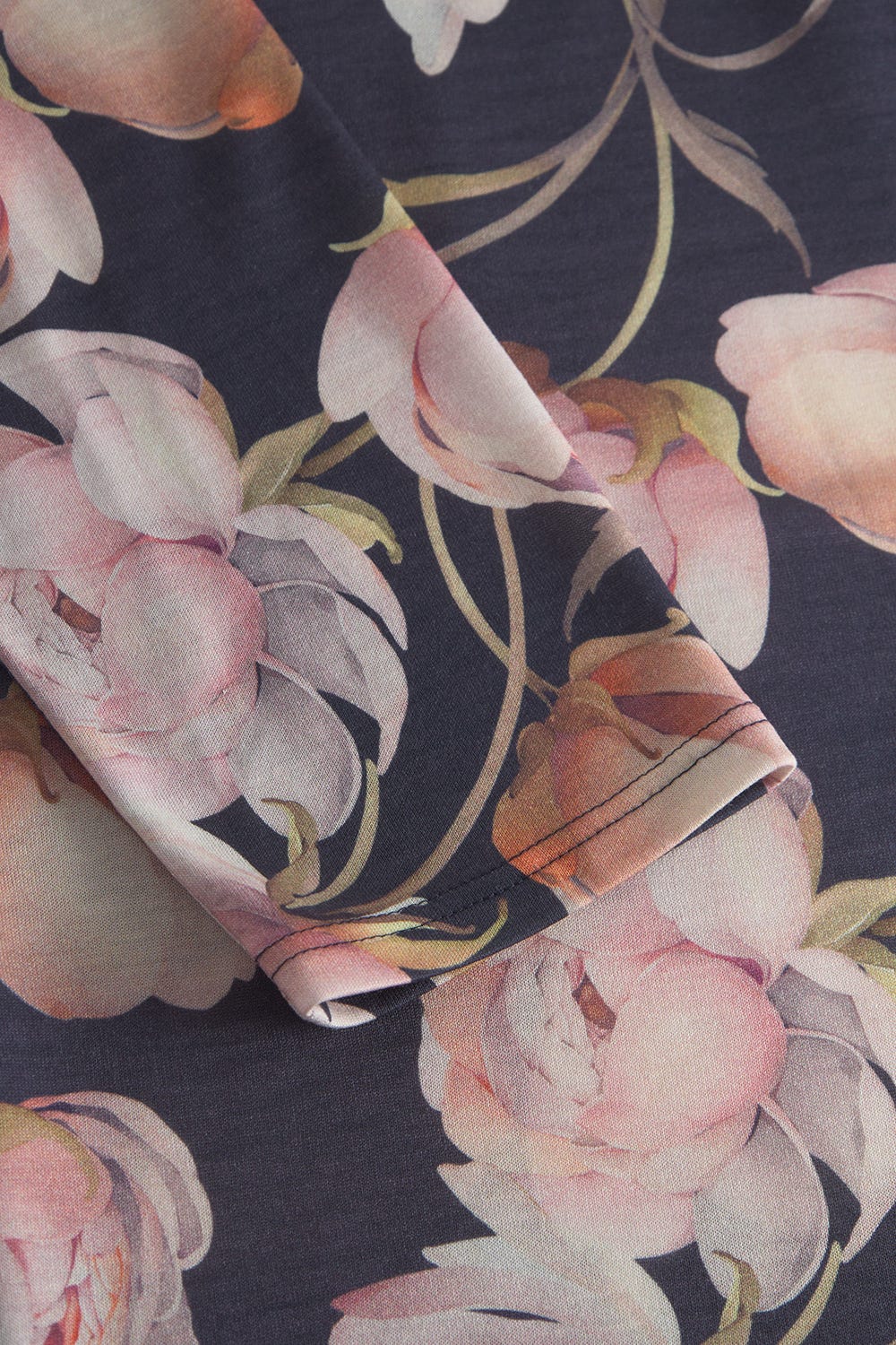 Detailbild 2 von Nachthemd im floralen Druck romantisch 100% Modal