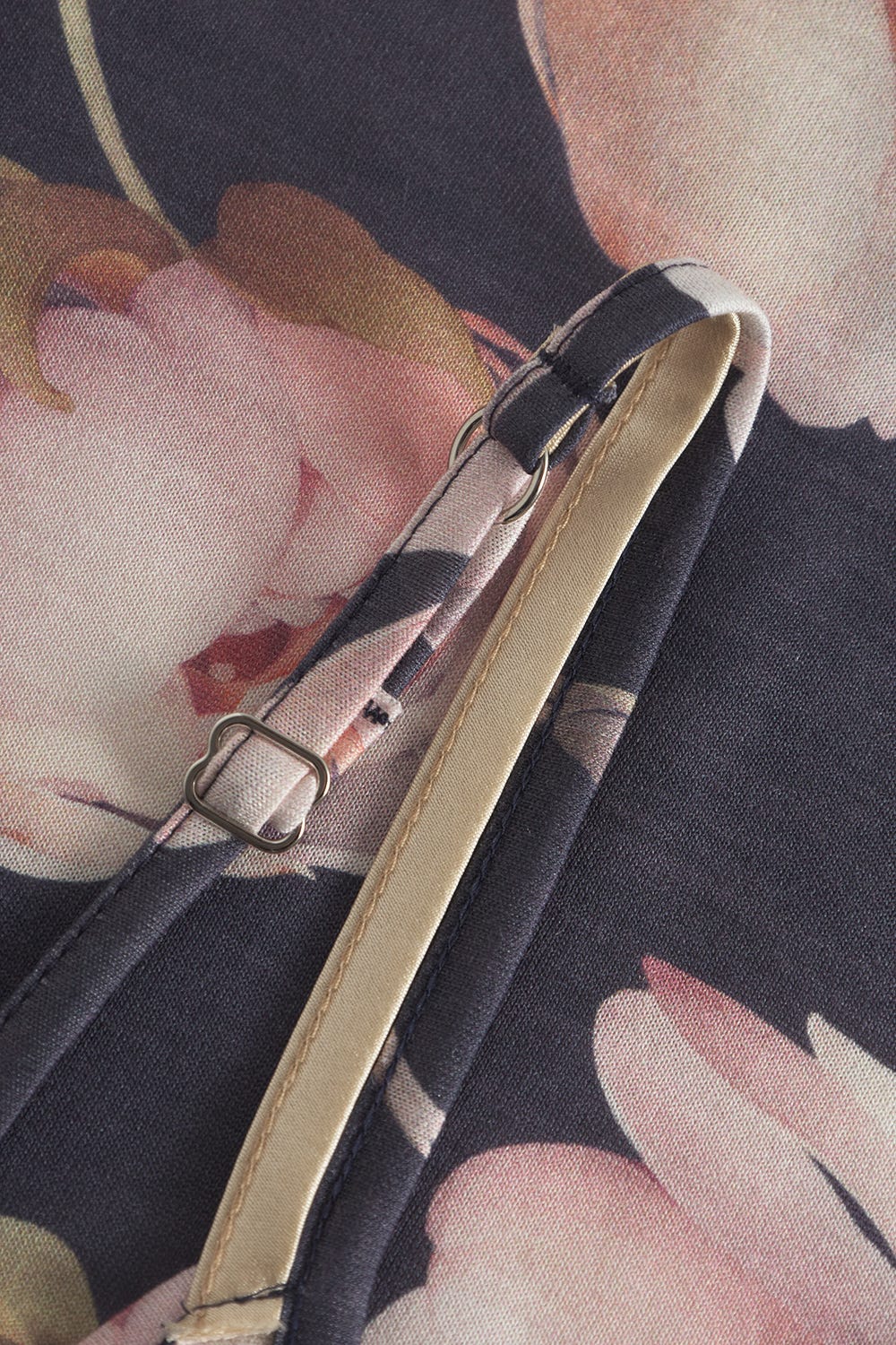 Detailbild 2 von Trägerkleid im floralen Druck romantisch 100% Modal