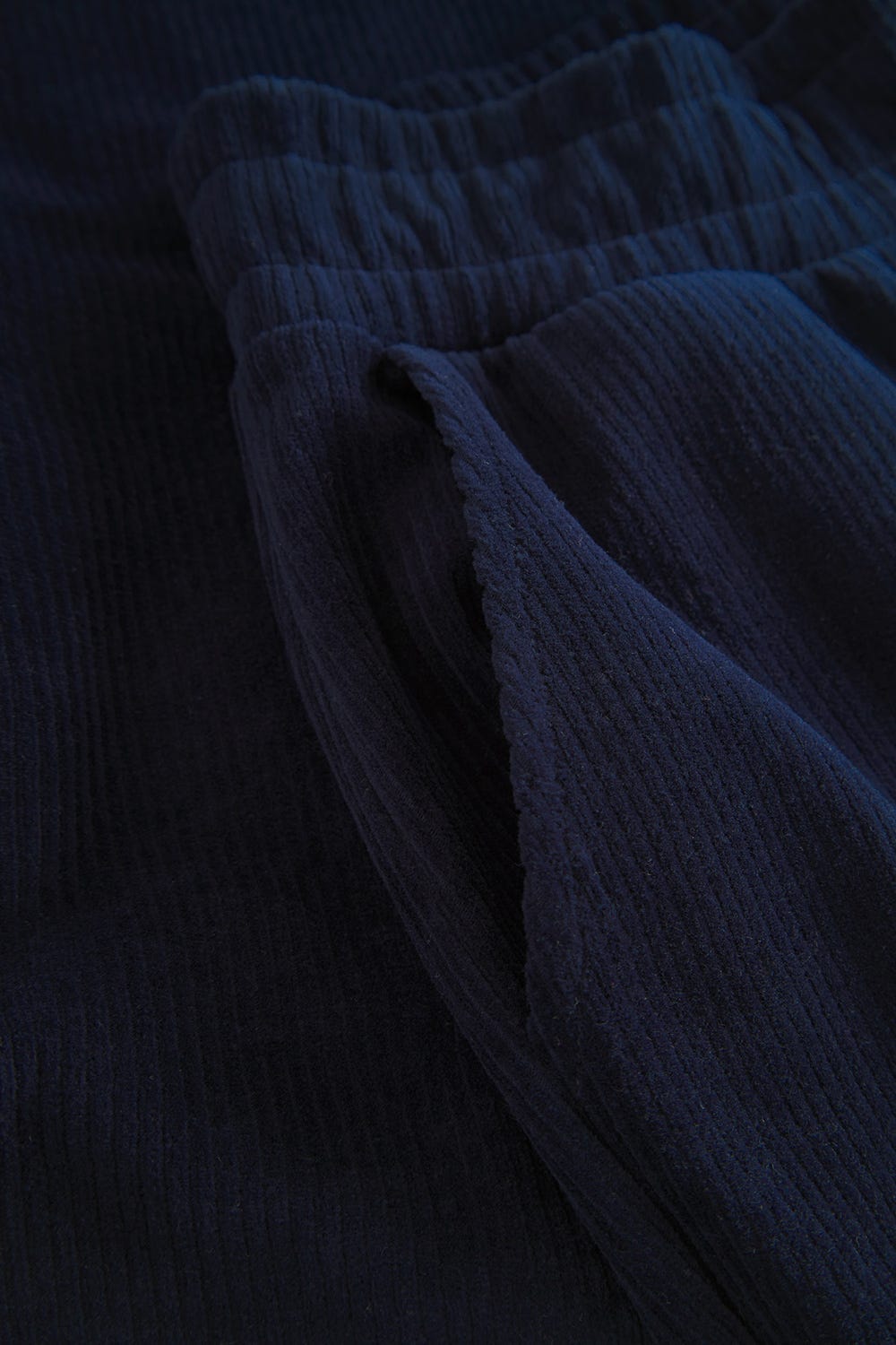 Detailbild 2 von Hausanzug in Nachtblau aus Cord Baumwolle/Polyester