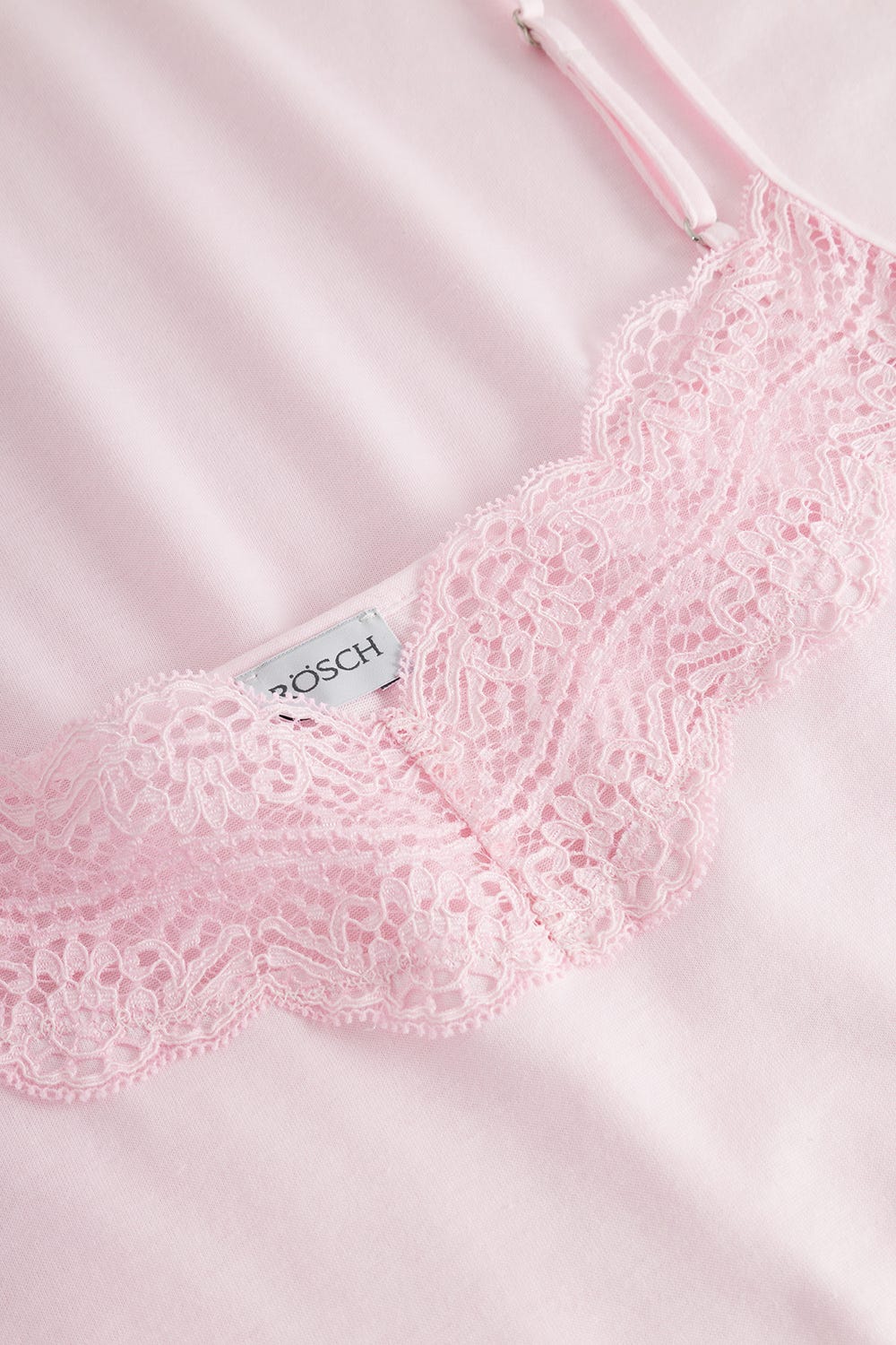 Detailbild 1 von Trägerkleid mit Spitzendetails Rosa Baumwolle