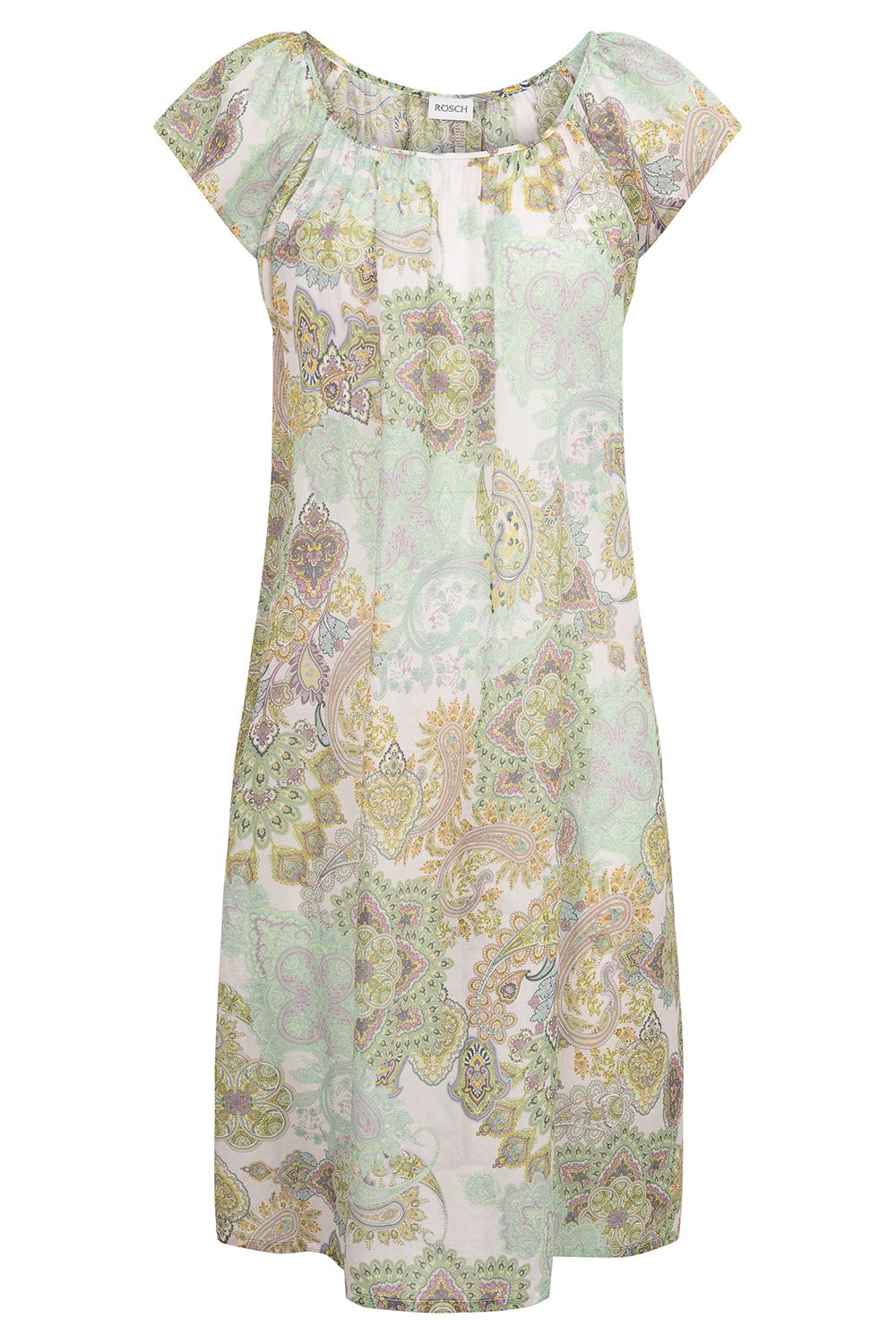 Hollowbild von Nachthemd im Paisley-Druck Voile 100% Baumwolle