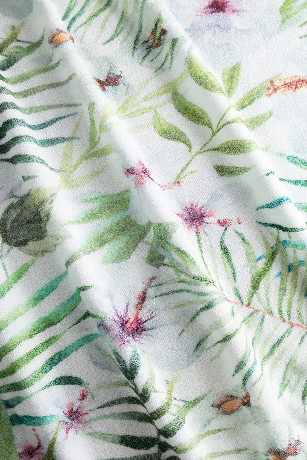 Detailbild 3 von Frottee-Kleid im exotischem Blumendruck Baumwolle/Polyester